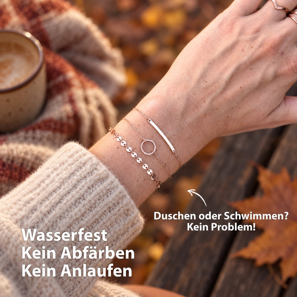 Armkette Rosegold Frauen