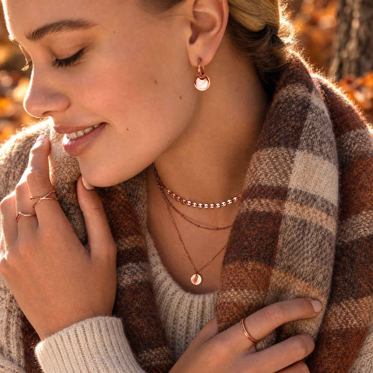 BonnyClassic Ringe Set Roségold - BONNYBIRD