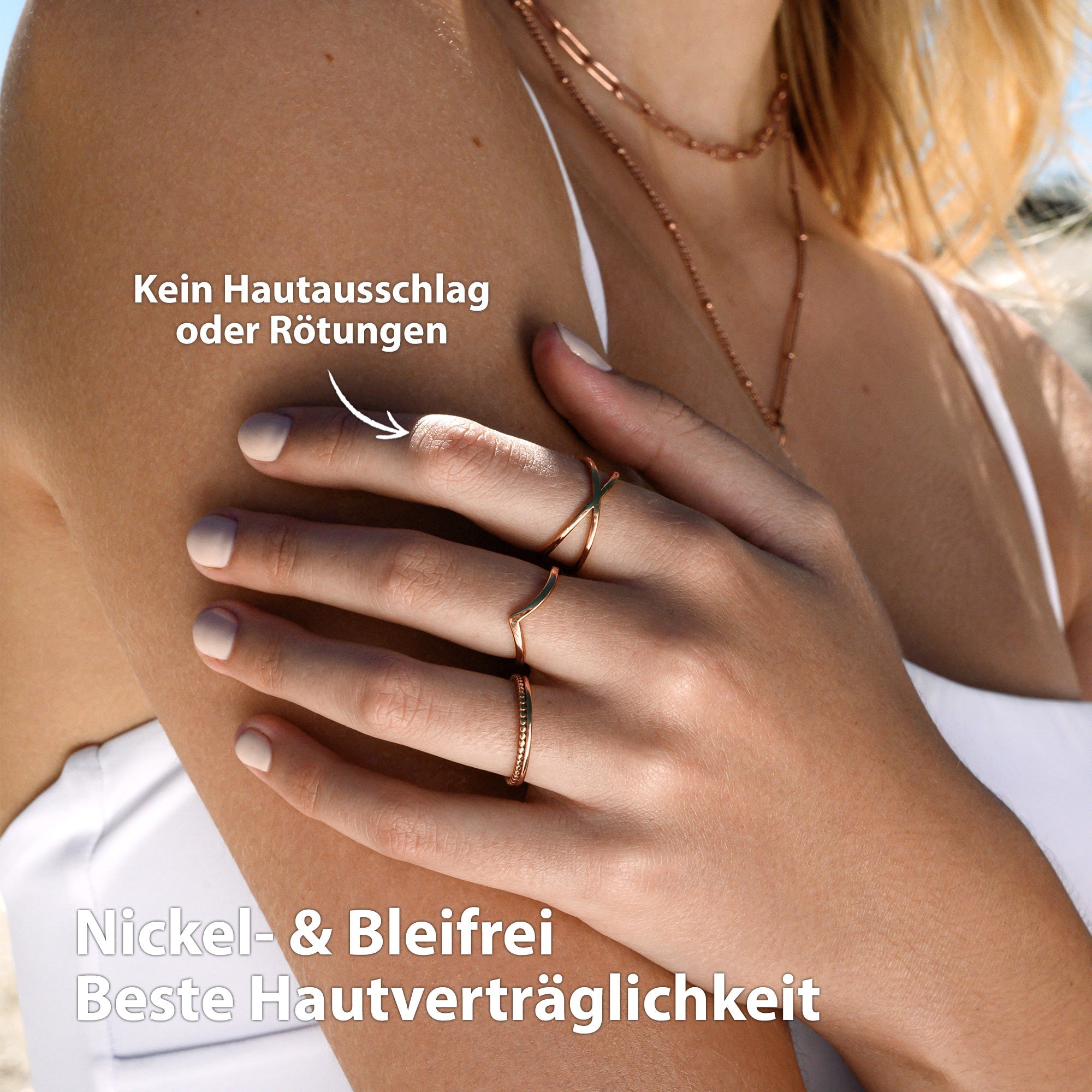 BonnyClassic Ringe Set Roségold - BONNYBIRD