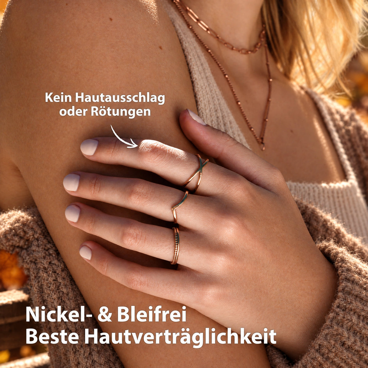 BonnyClassic Ringe Set Roségold - BONNYBIRD