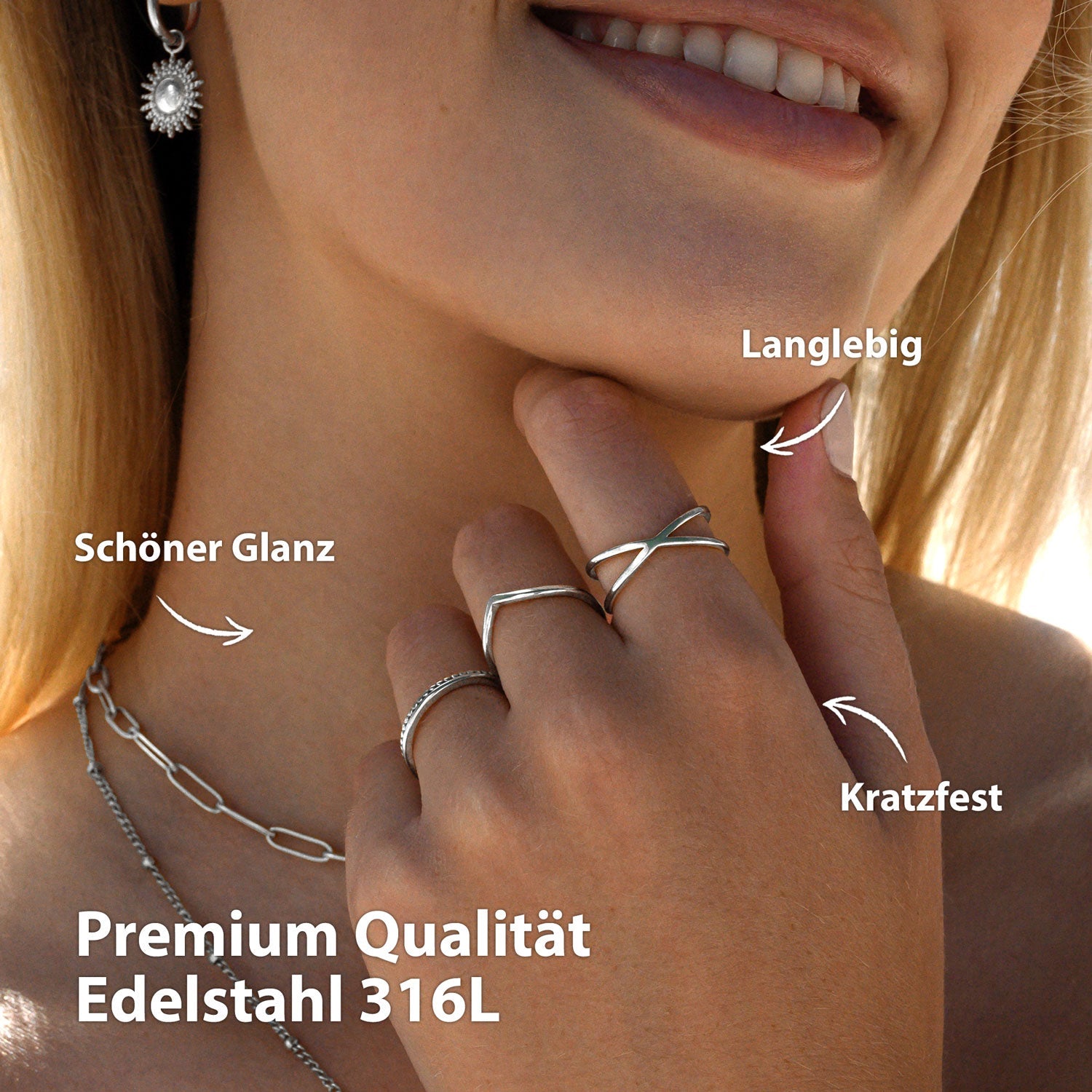 BonnyClassic Ringe Set Silber - BONNYBIRD