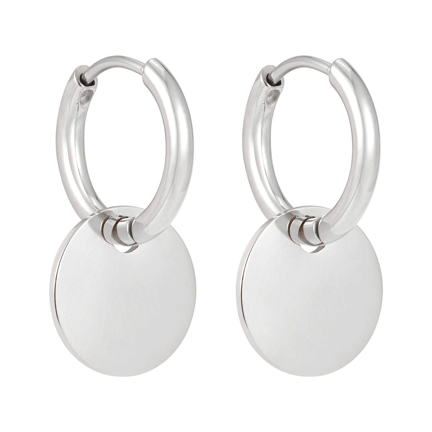 Orecchino Pendente In Acciaio Inossidabile Con Ciondolo Moneta – Liebeskind Berlin – Lunghezza 2,6 Cm, Confezione Regalo Originale - 5
