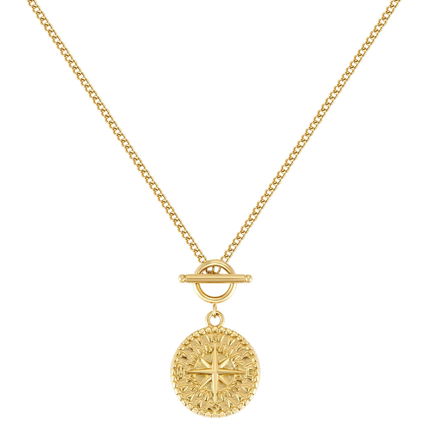 BonnyCompass Kette mit Kompass Anhänger Gold - BONNYBIRD