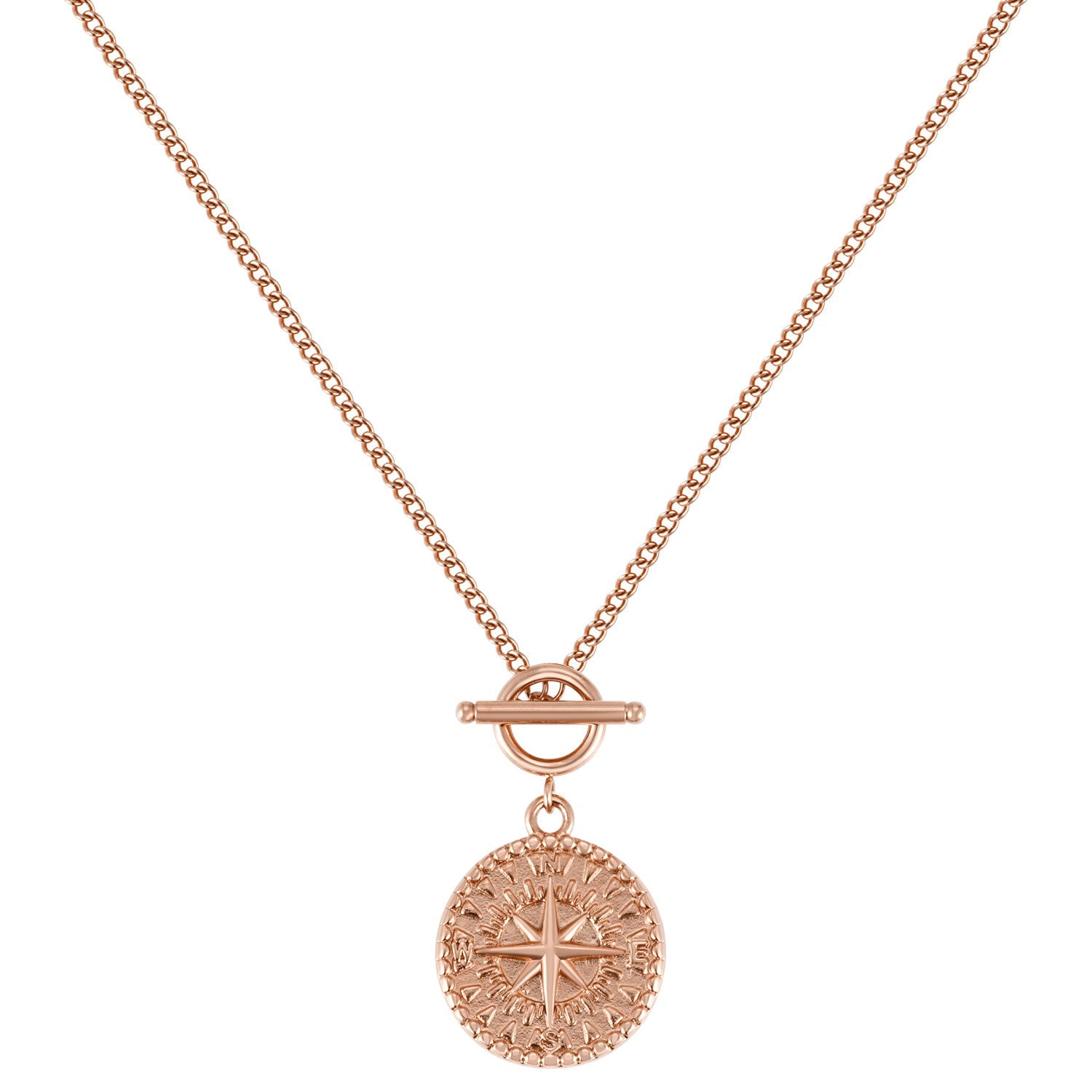 BonnyCompass Kette mit Kompass Anhänger Rosegold - BONNYBIRD