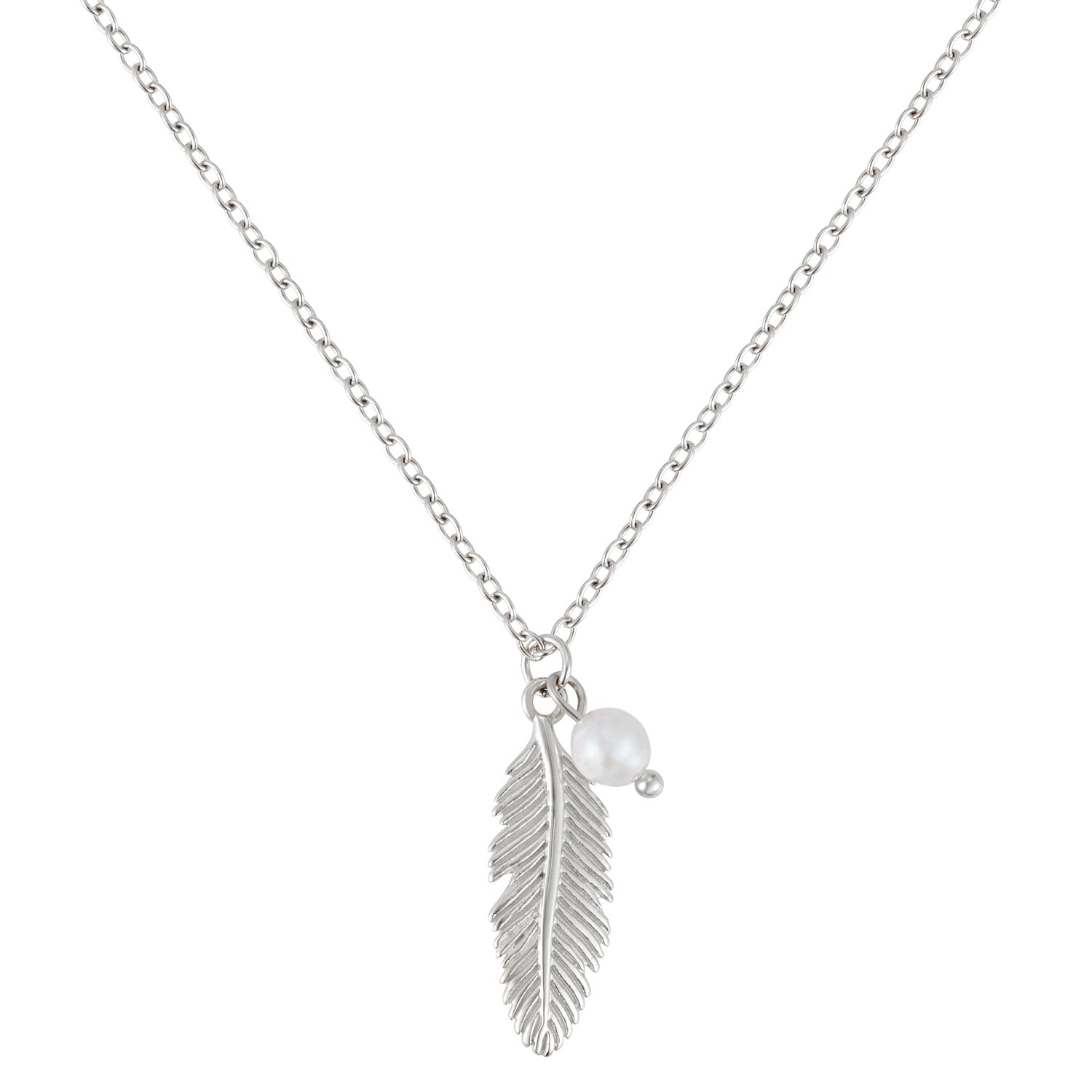 BonnyFeather Feder Kette Silber - BONNYBIRD