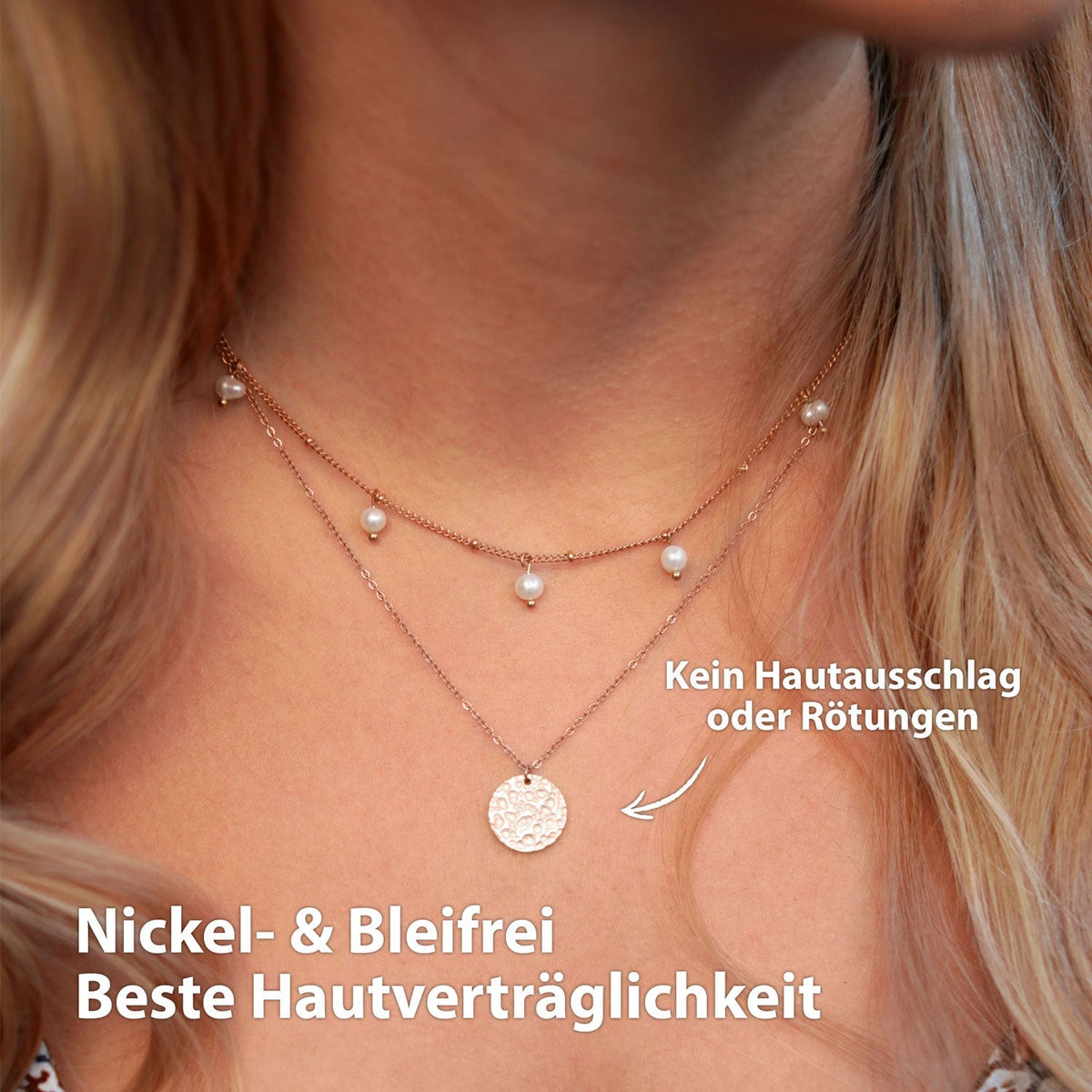 BonnyMoonbase Kette mit Platte Rose - BONNYBIRD