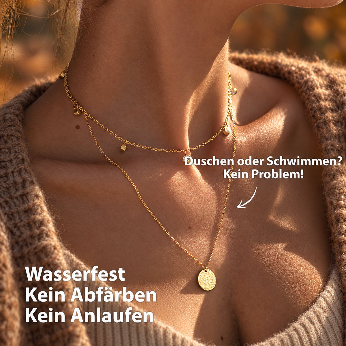 BonnyMoonbase Kette mit Platte Silber - BONNYBIRD