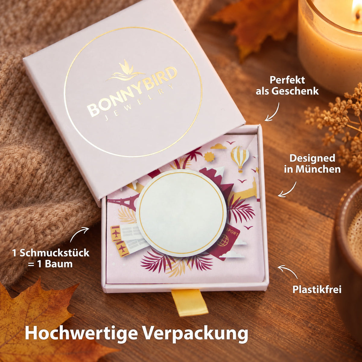 BonnySail Creolen Rosegold Geschwungen - BONNYBIRD