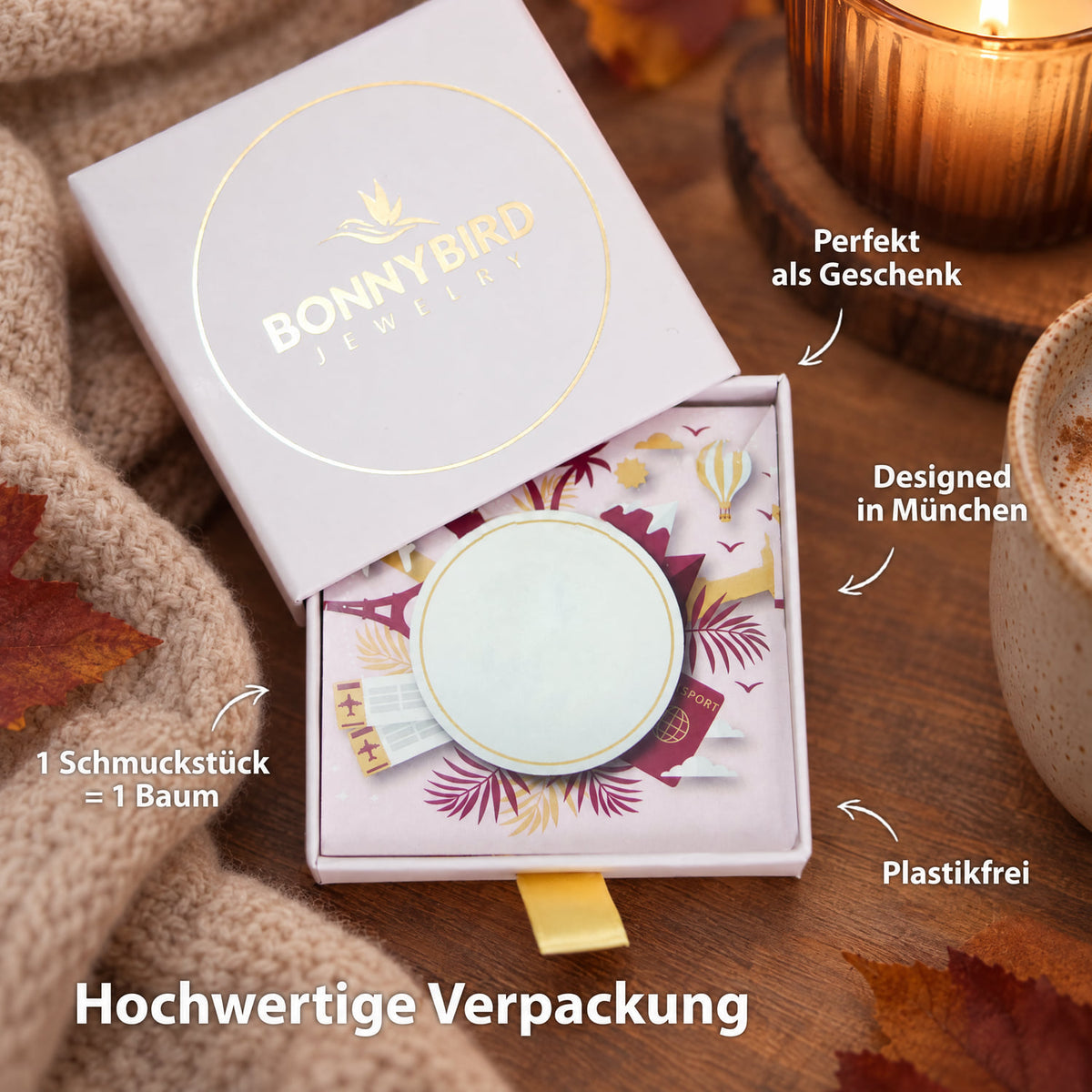 BonnySky Ohrringe Mond und Stern Silber - BONNYBIRD