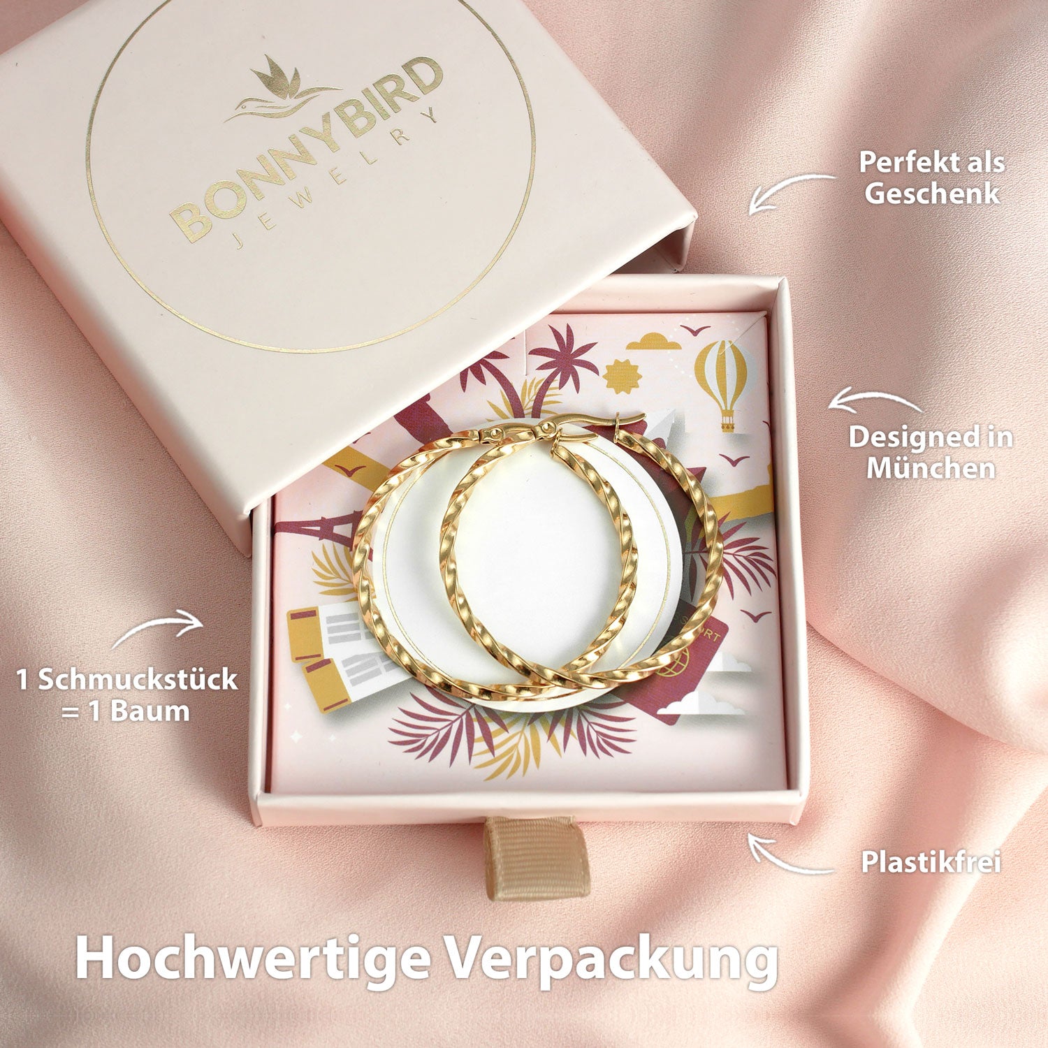 creolen gross gold verpackung