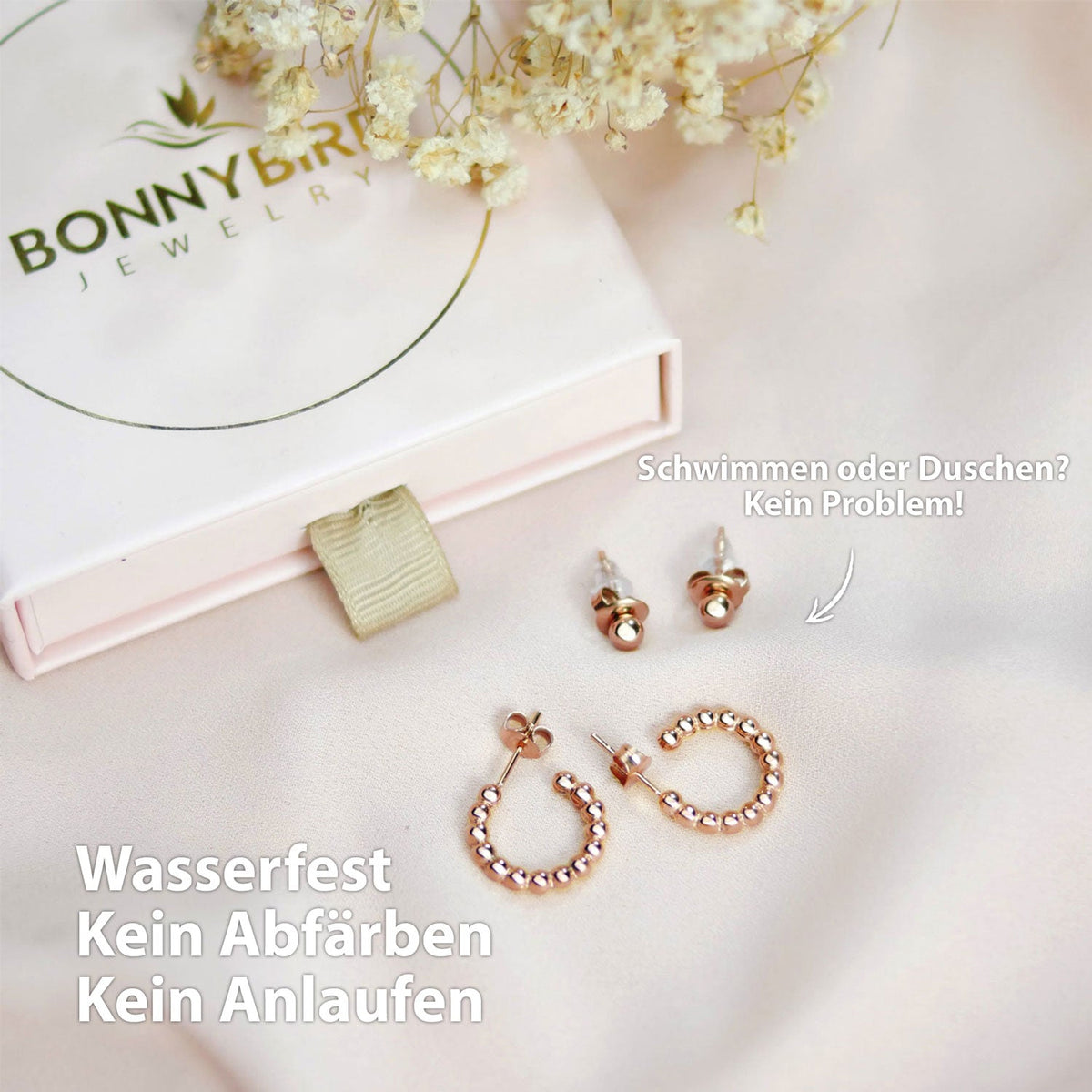 creolen set rosegold
