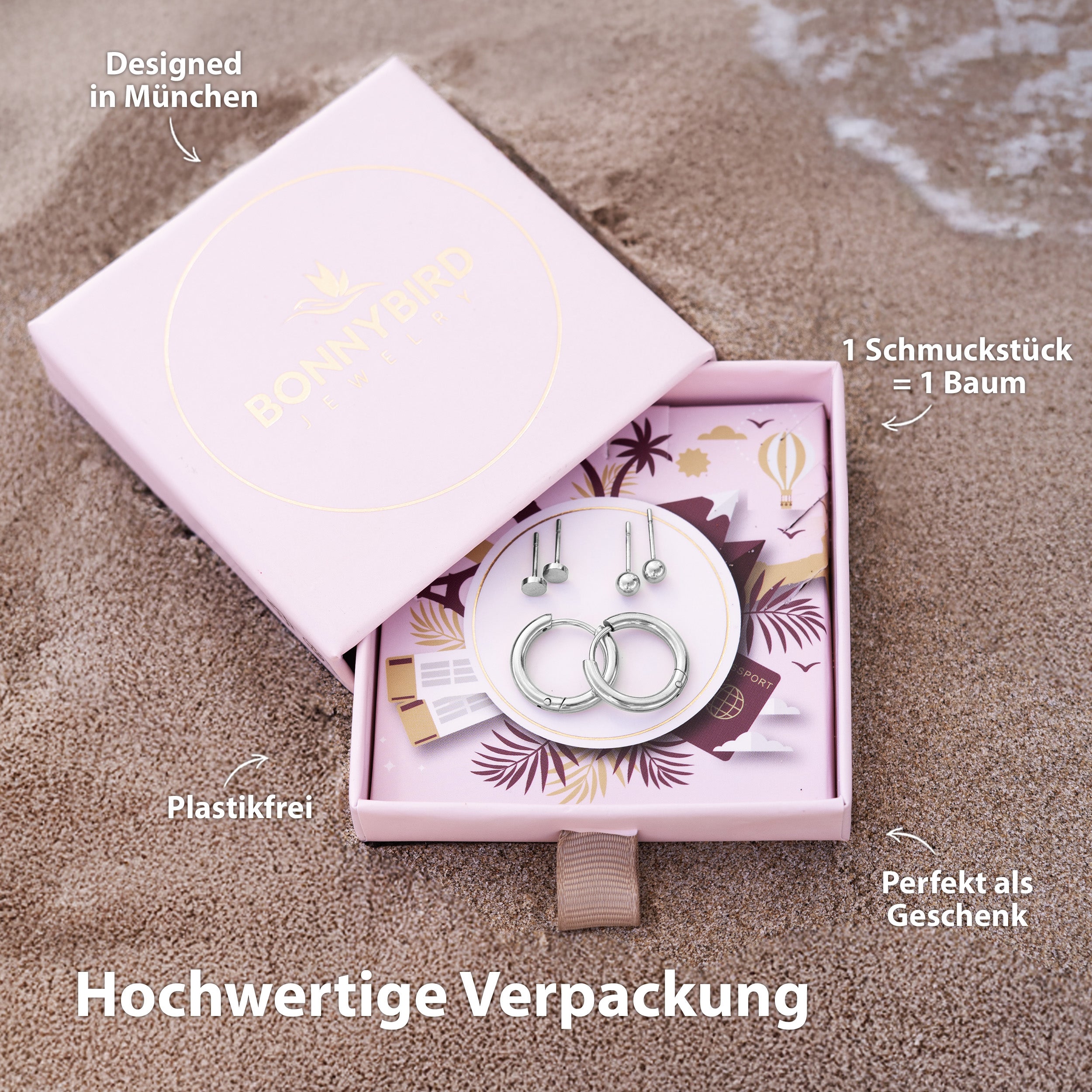 BonnyBalance Ohrstecker Set Silber