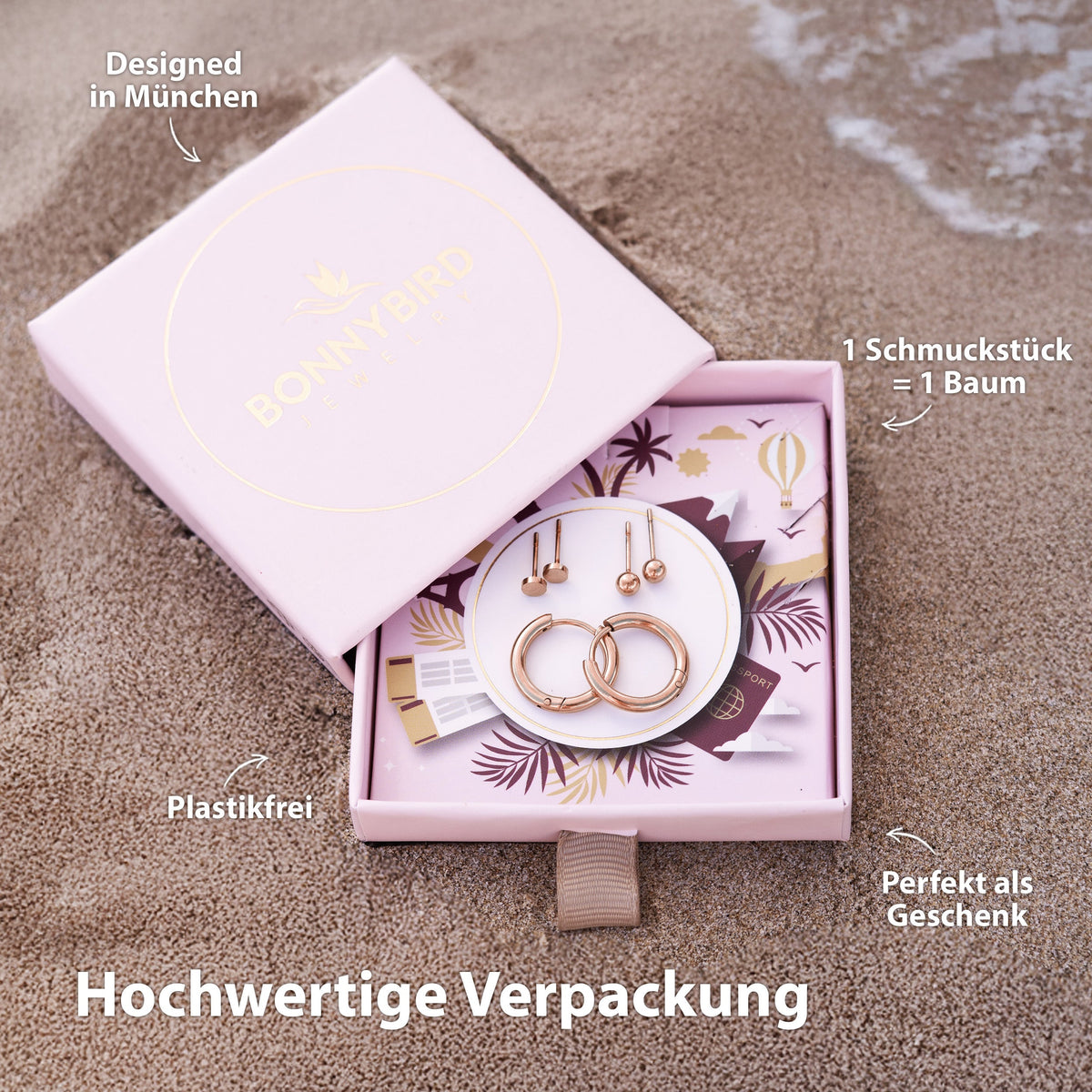 BonnyBalance Ohrstecker Set Roségold