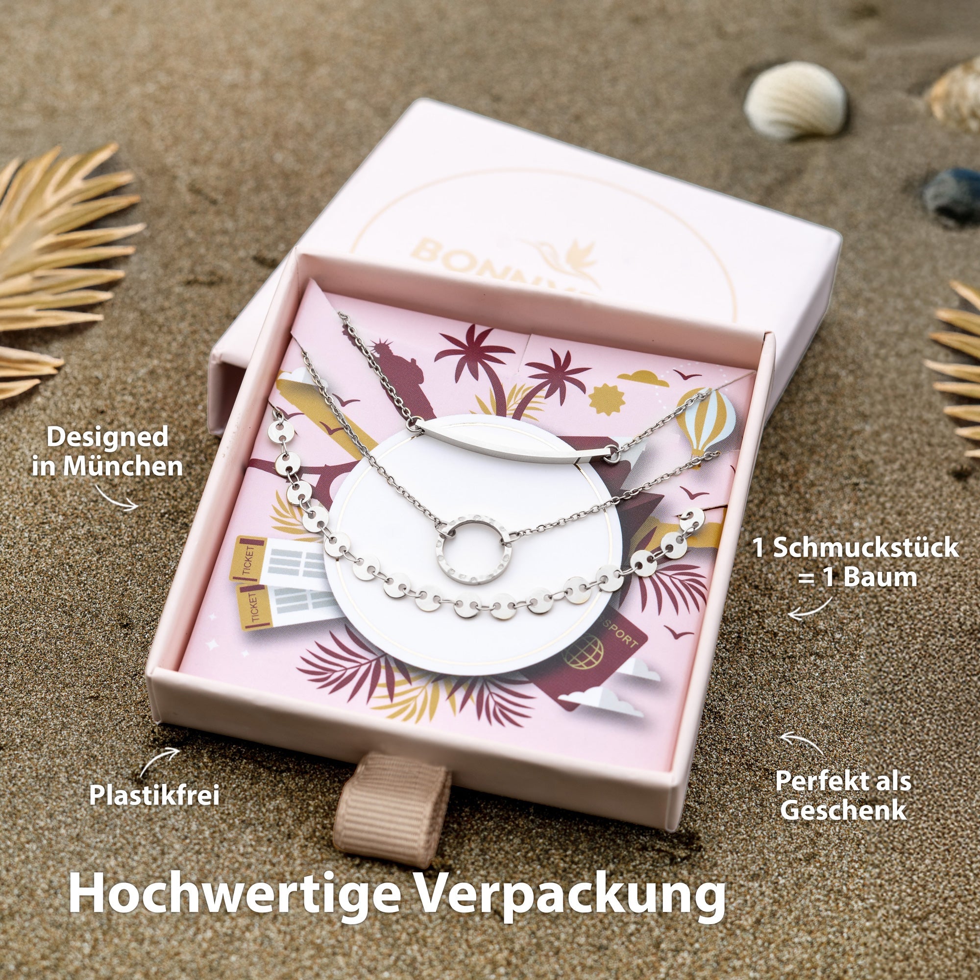 Edelstahl Armband Damen Silber