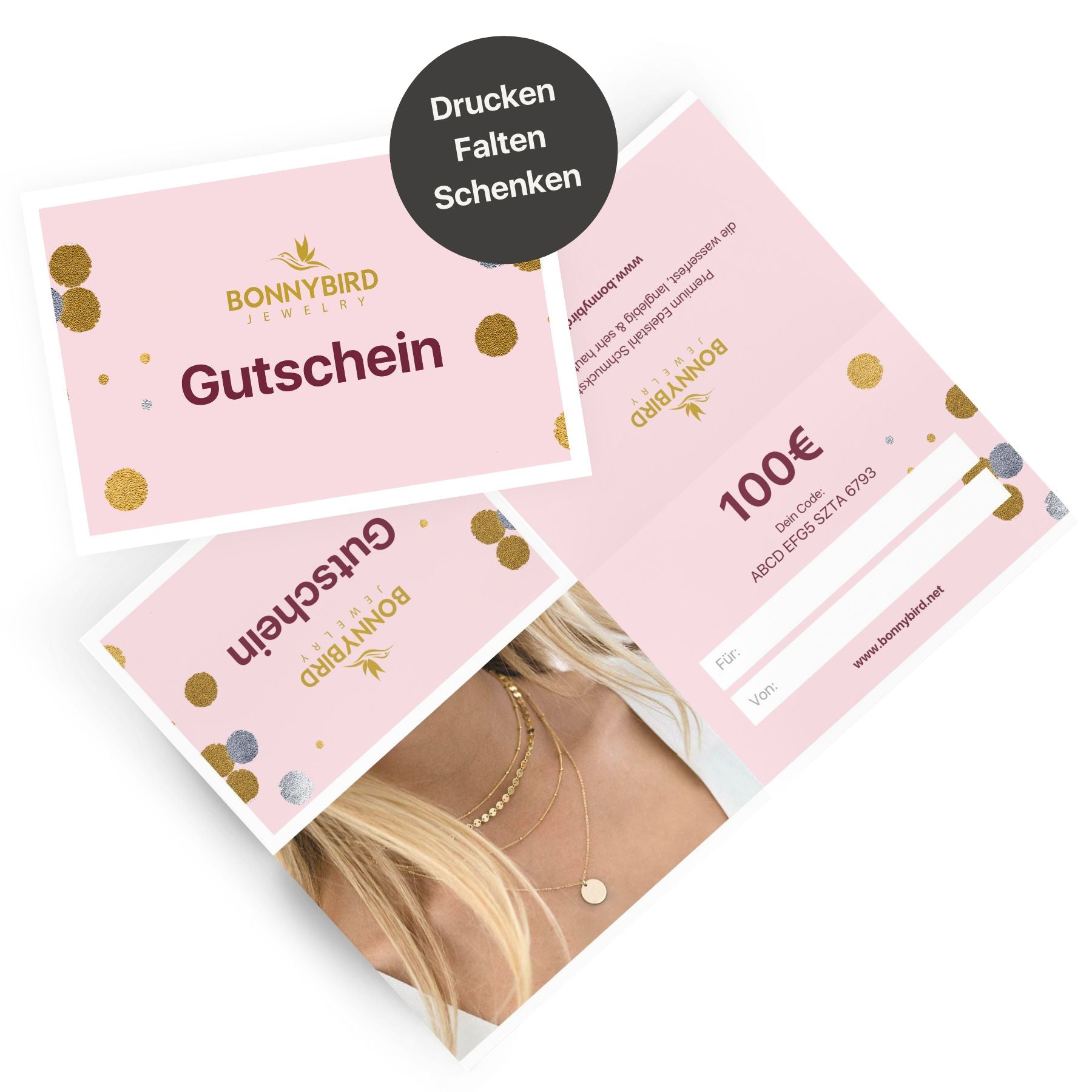 Geschenkgutschein via E - Mail - BONNYBIRD