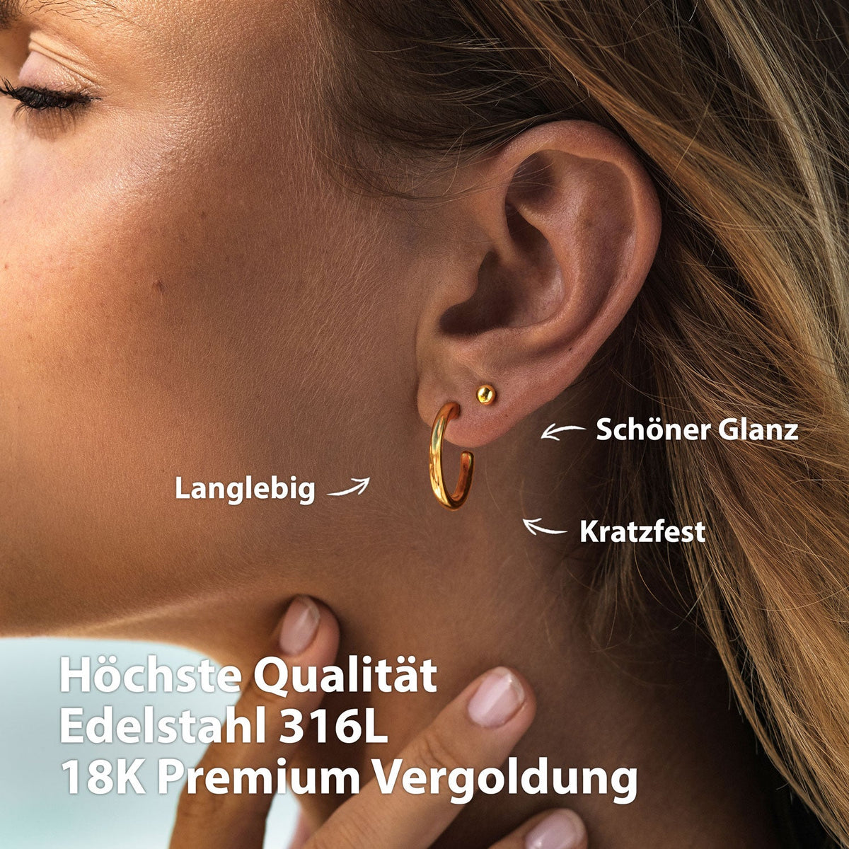 Goldenen Creolen