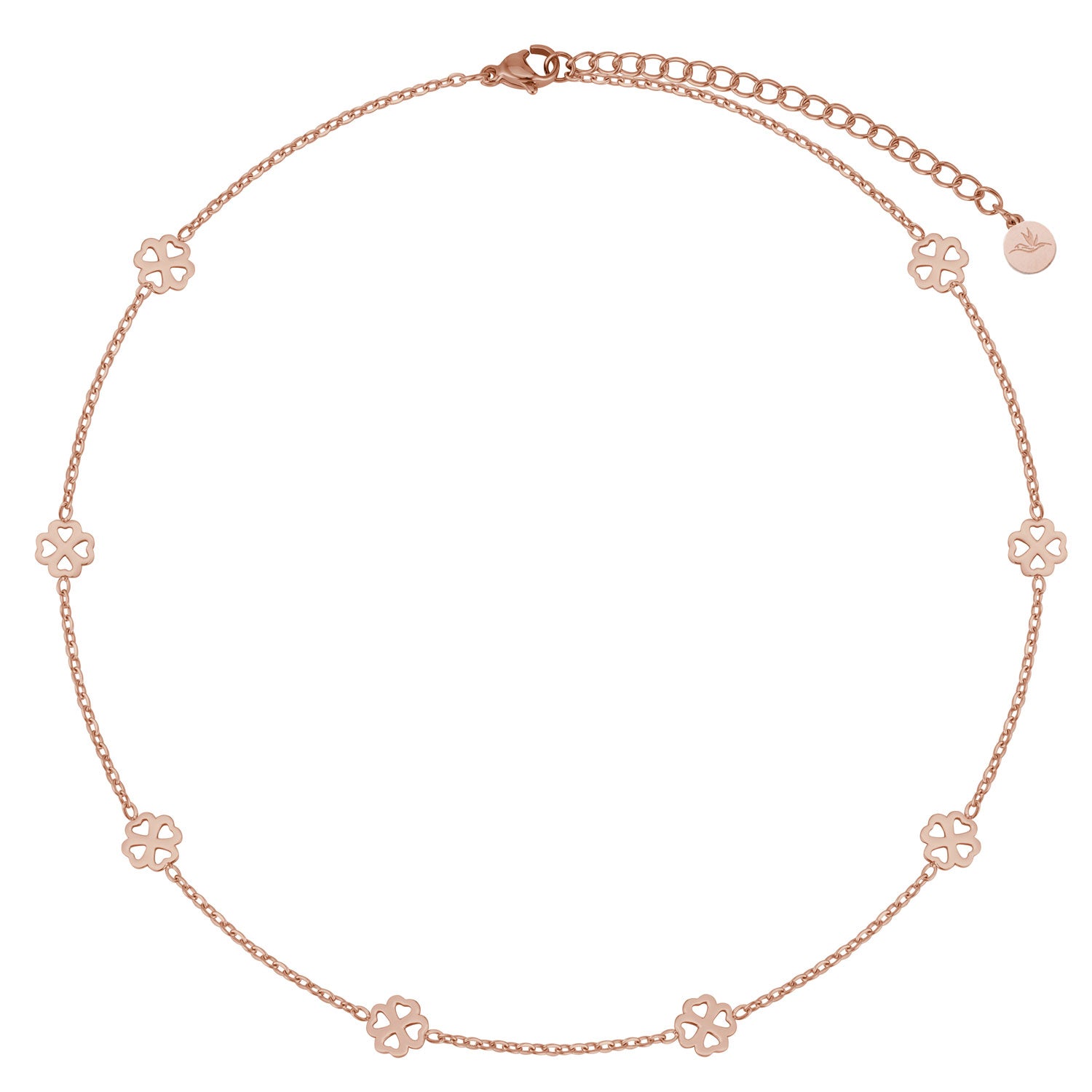kette kleeblatt rosegold