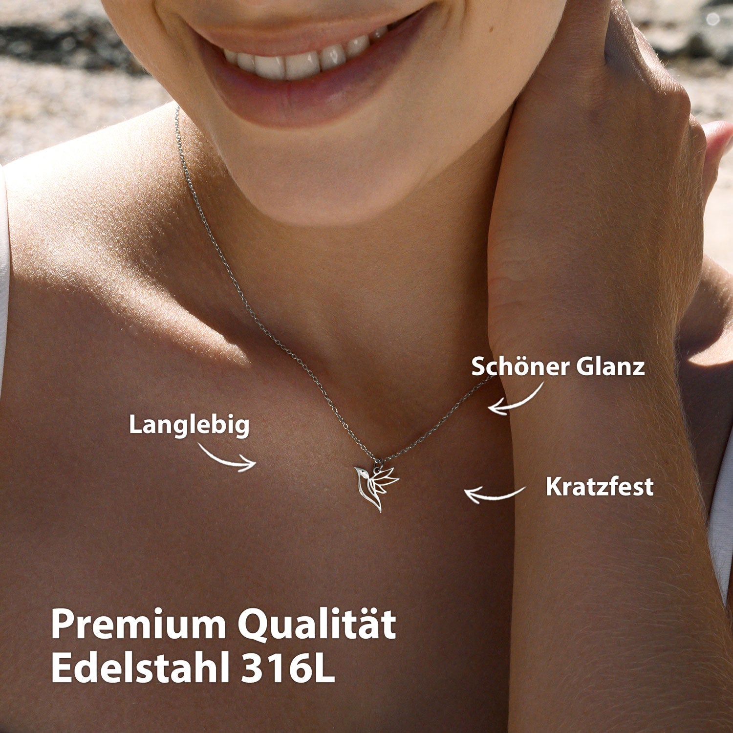 Kette Kolibri Silber