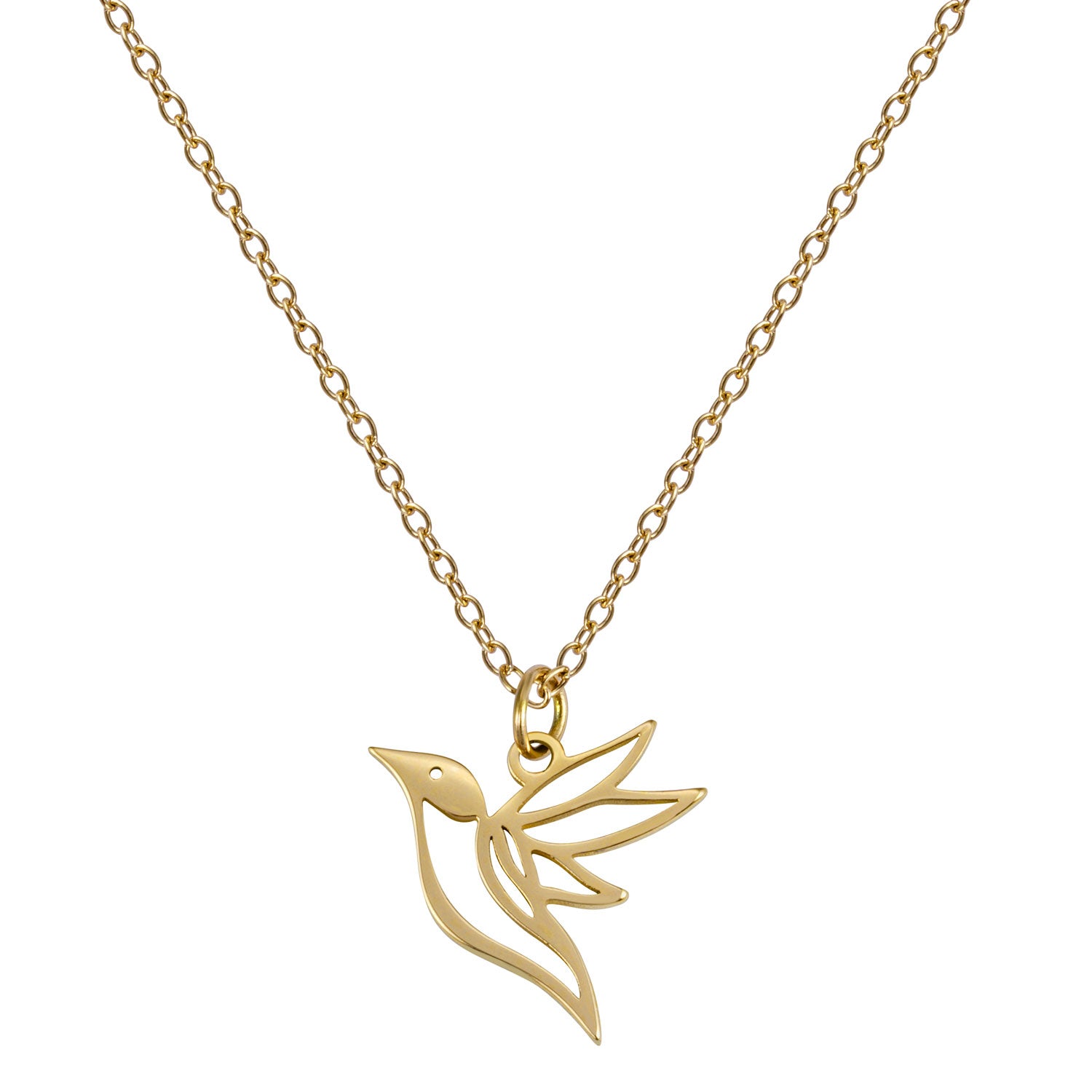 Kolibri Kette Gold Damen