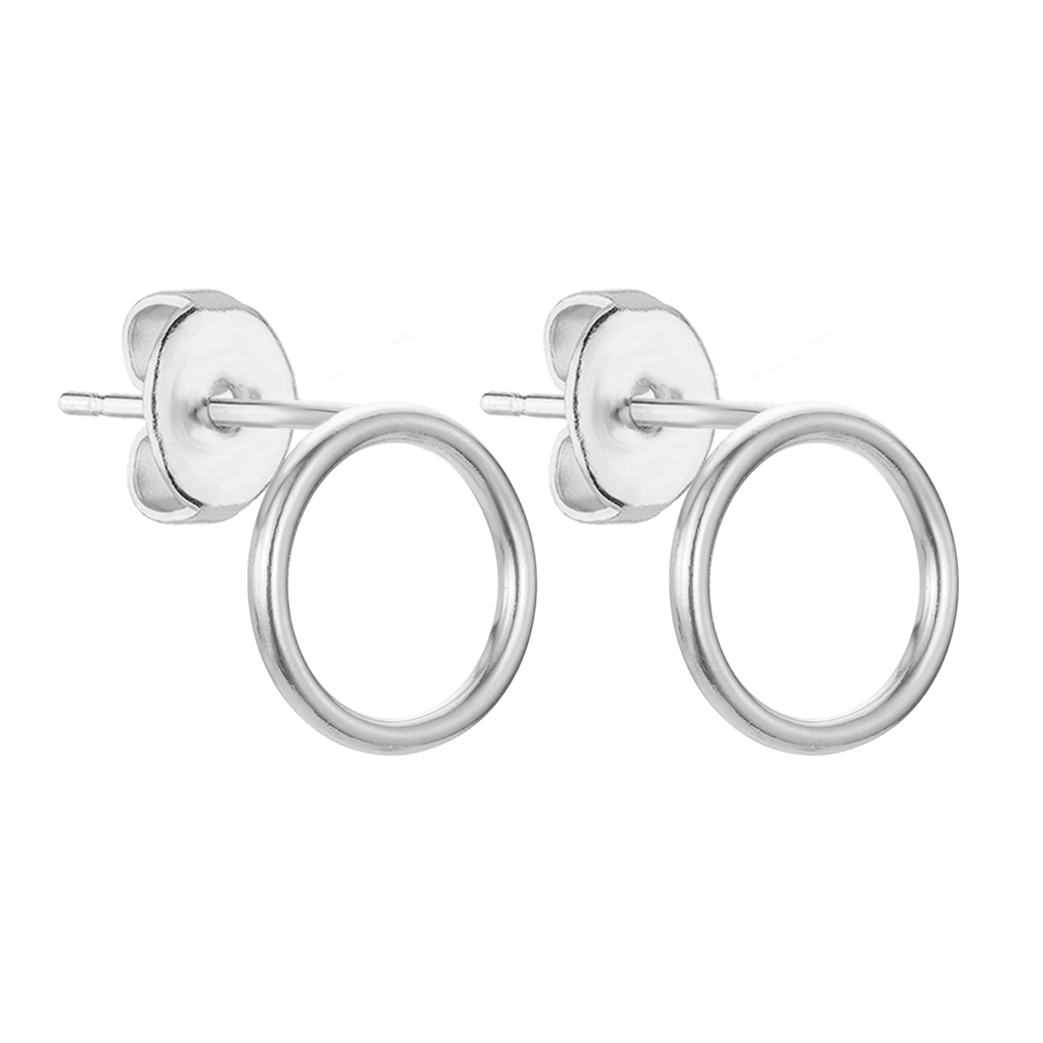 BonnyCircle Kreis Ohrringe Silber