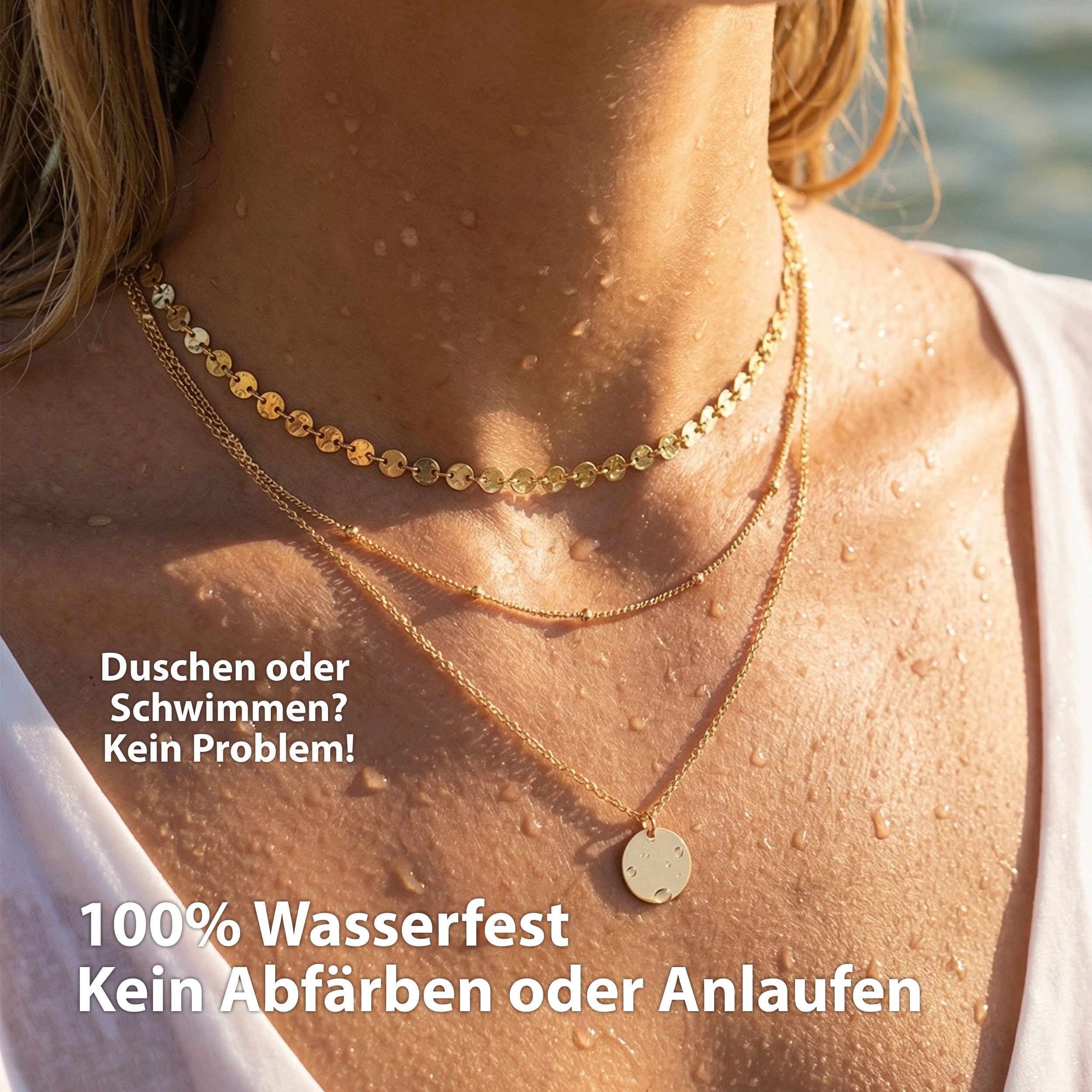 Bundle: BonnyBoho + BonnyDots Halsketten Set Gold