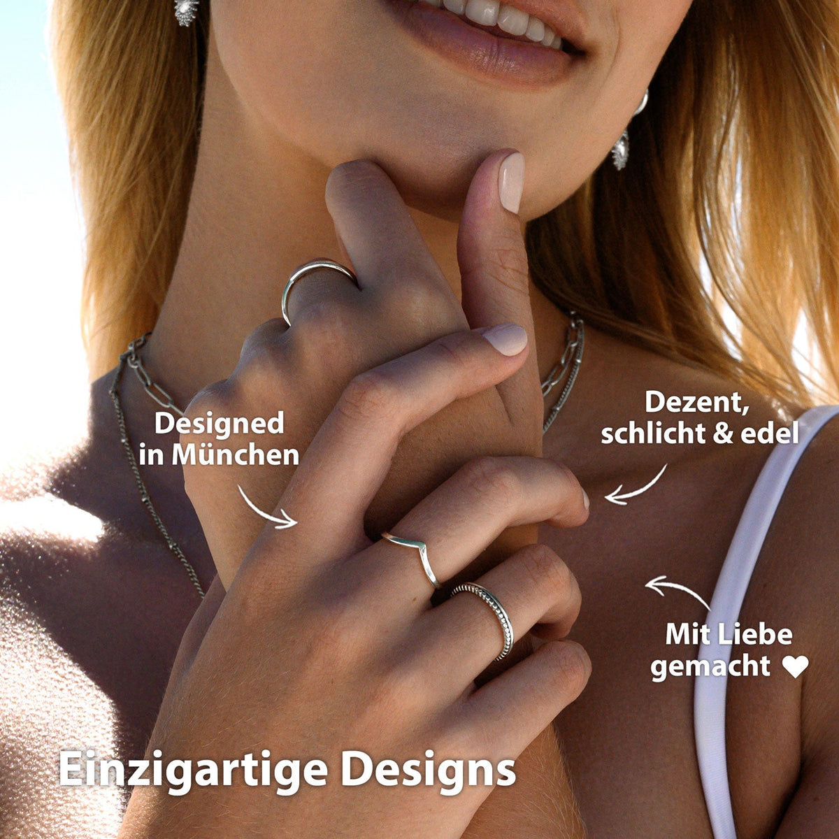 Ringset Stacking Silber