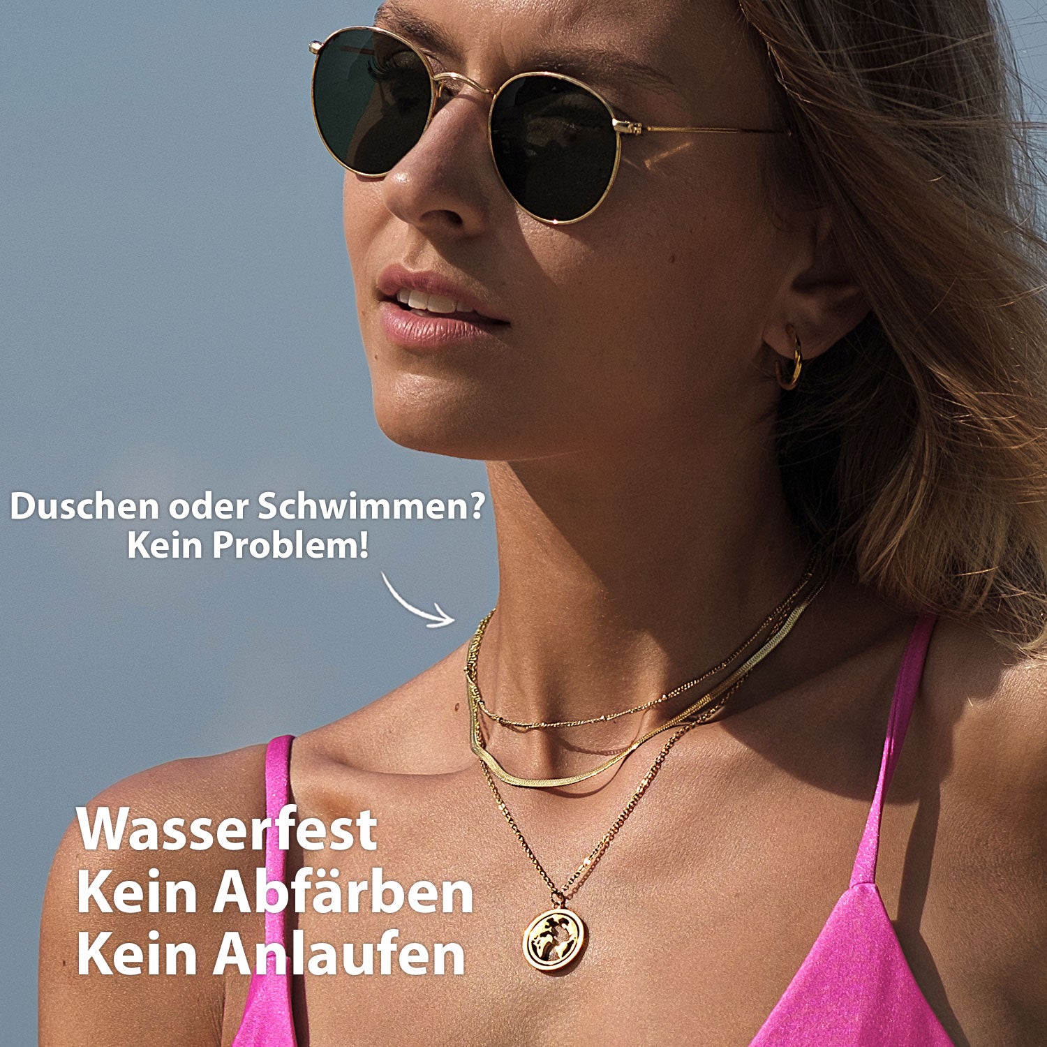 Schlangen Kette Gold