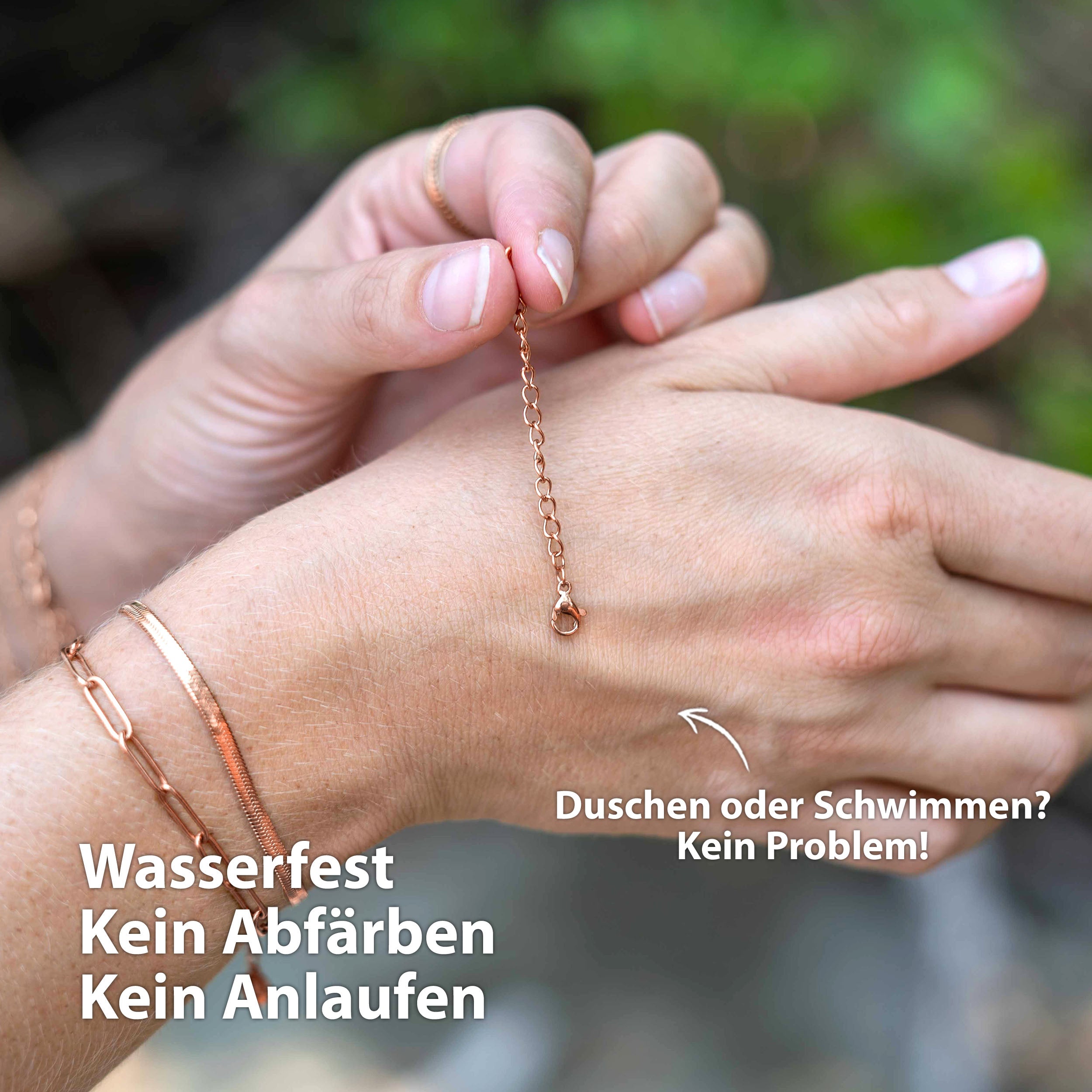 verlaengerungskette rosegold damen