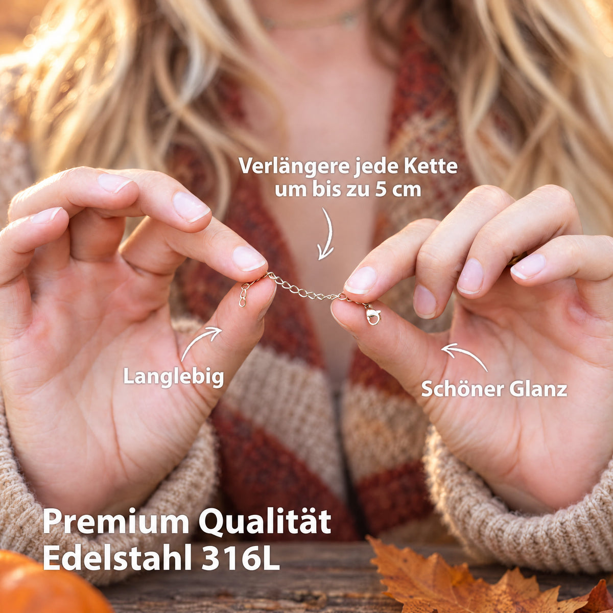verlaengerungskette silber