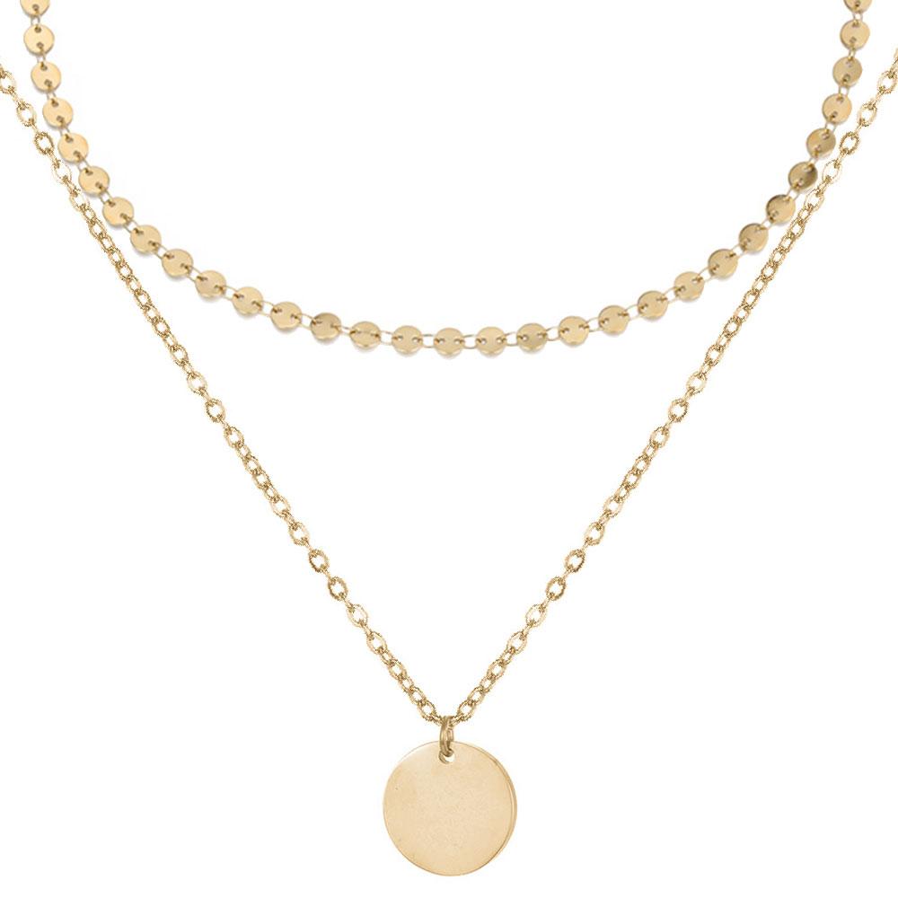 Boho Kette Gold Damen