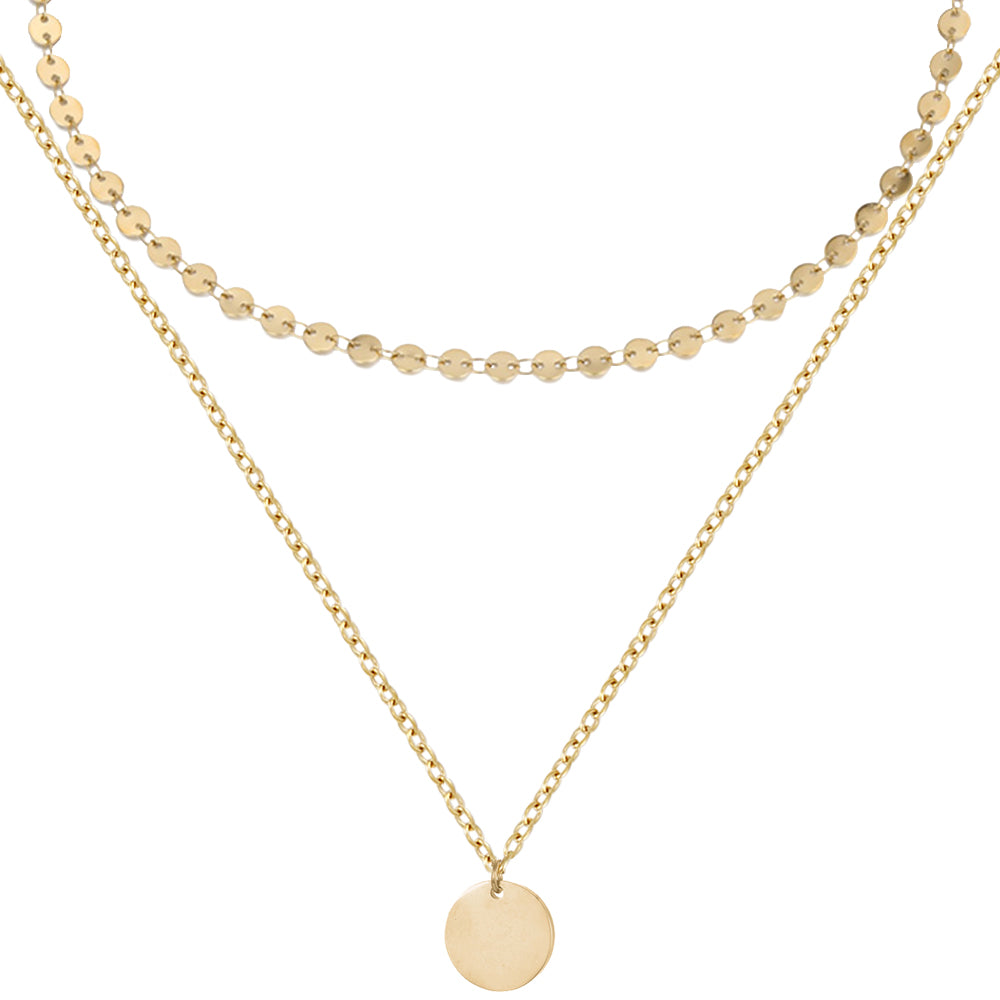 Boho Kette Gold Damen