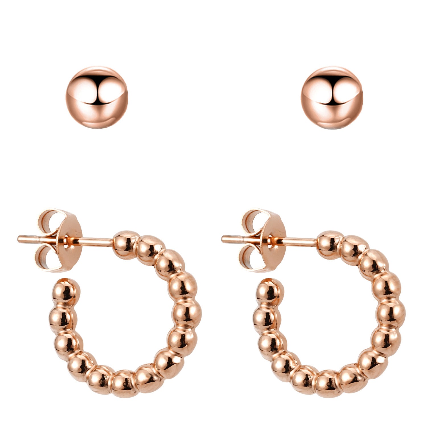 Creolen Rosegold Klein