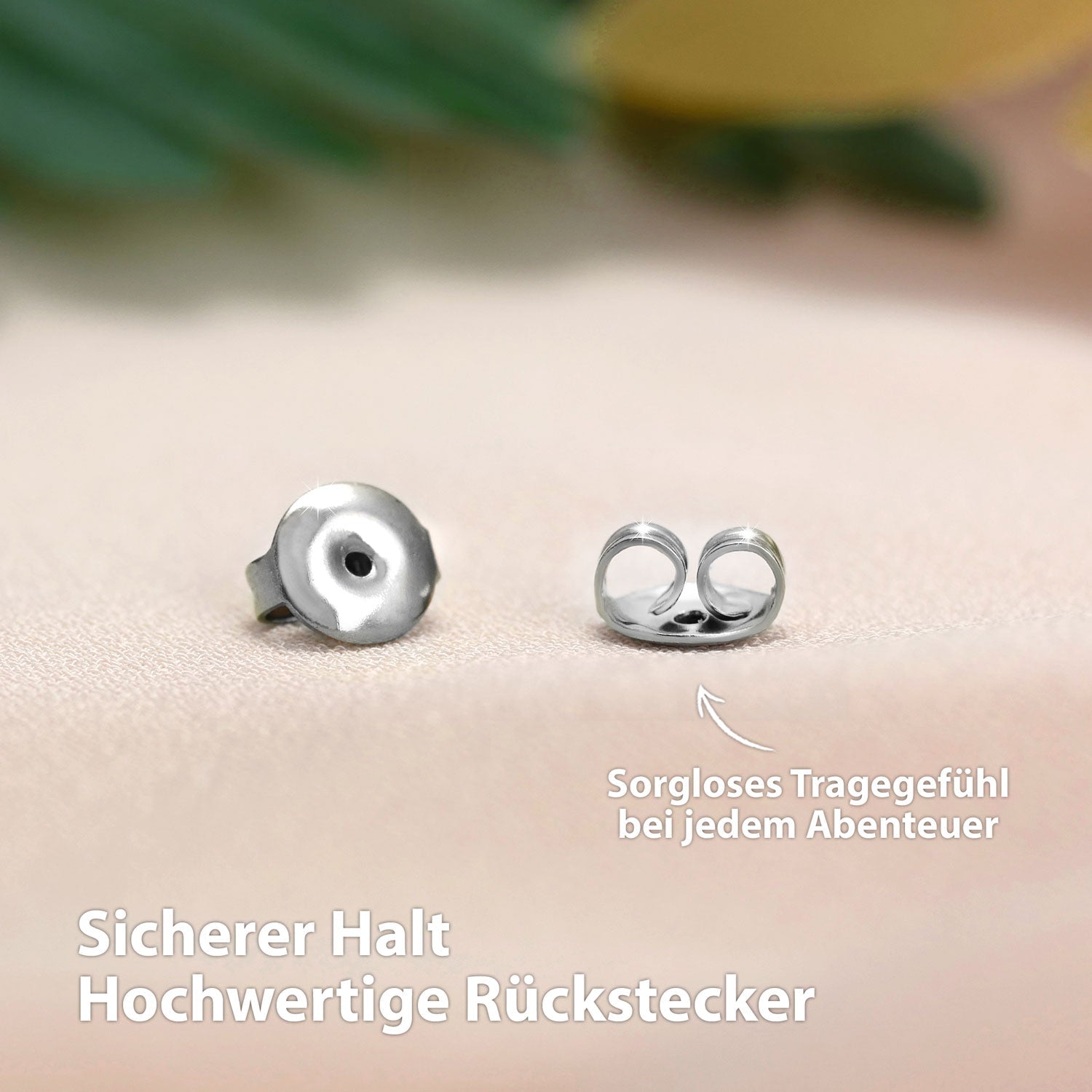 BonnyDots Creolen Silber Klein Set mit Kugel Ohrstecker - BONNYBIRD