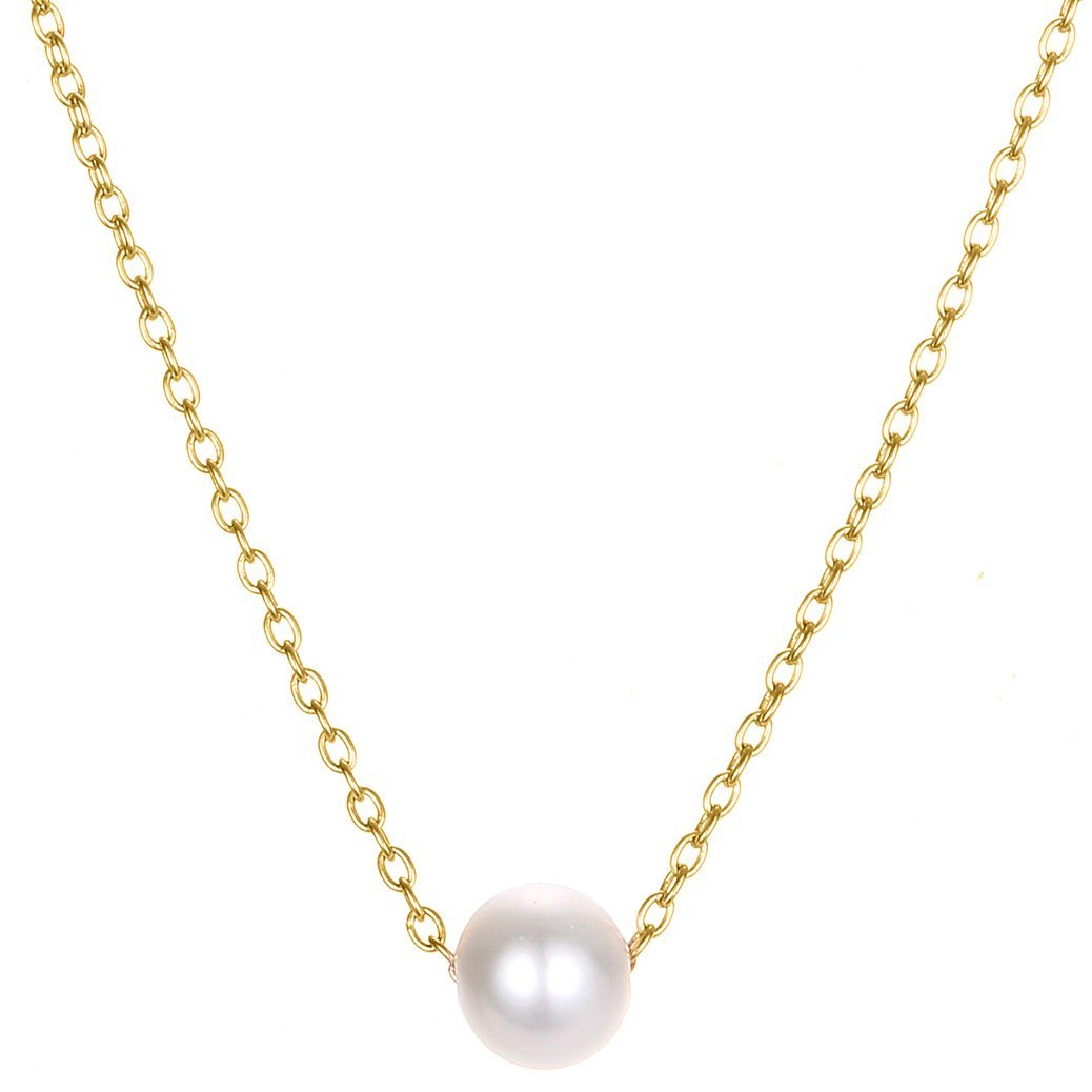 Kette Mit Perle Gold