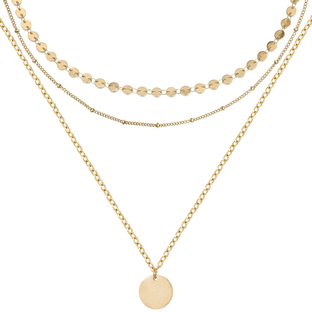 Bundle: BonnyBoho + BonnyDots Halsketten Set Gold - BONNYBIRD