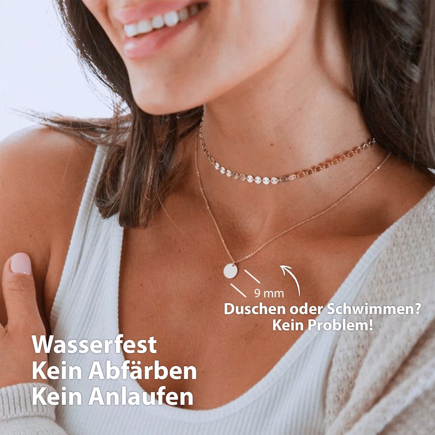 Bundle: BonnyBoho + BonnyDots Halsketten Set Roségold - BONNYBIRD