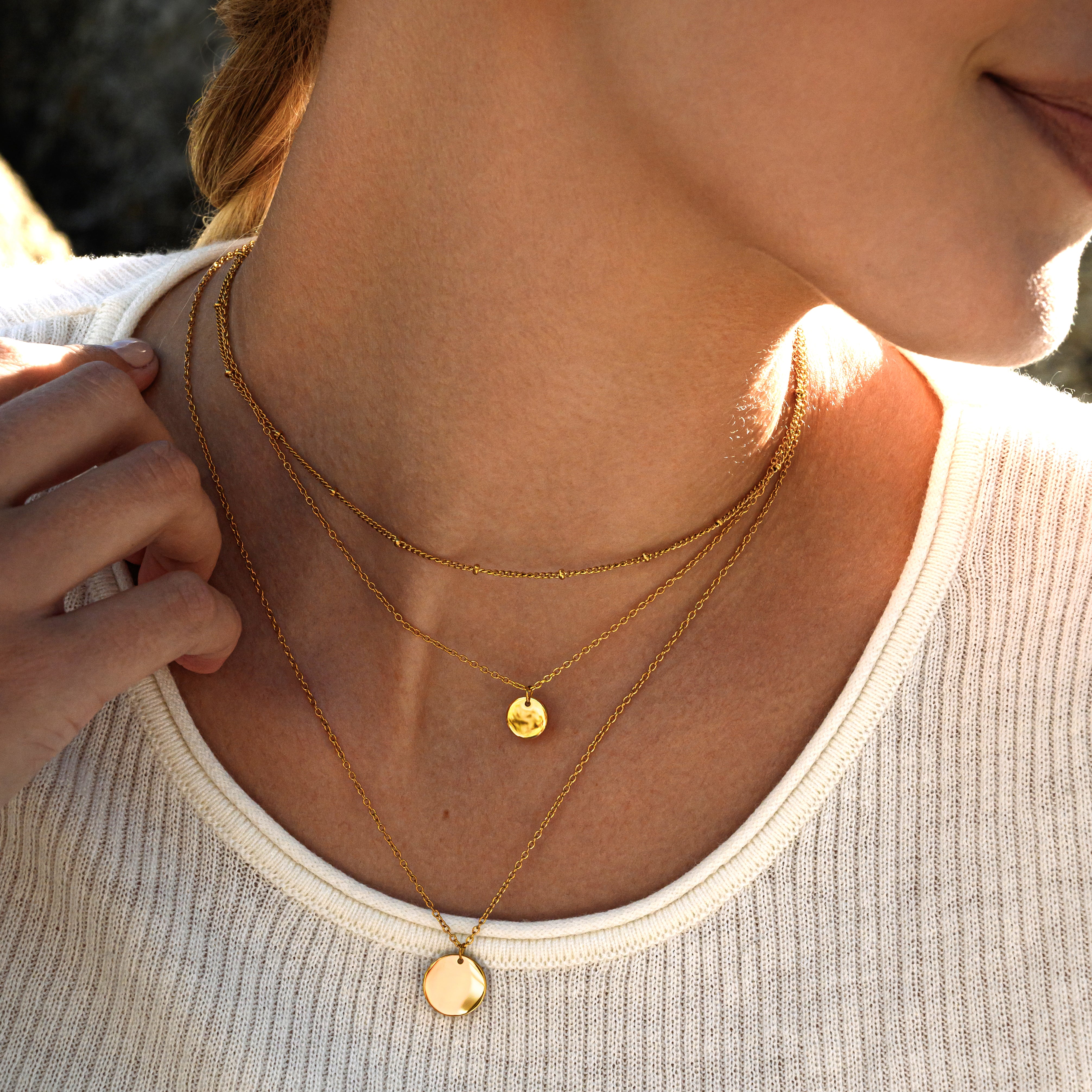 BonnySydney Halsketten Set Gold