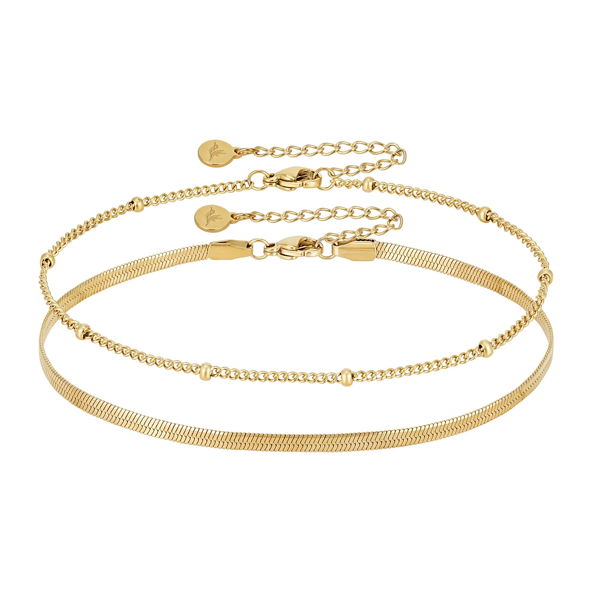 BonnyBeach Fußketten Gold Set - BONNYBIRD