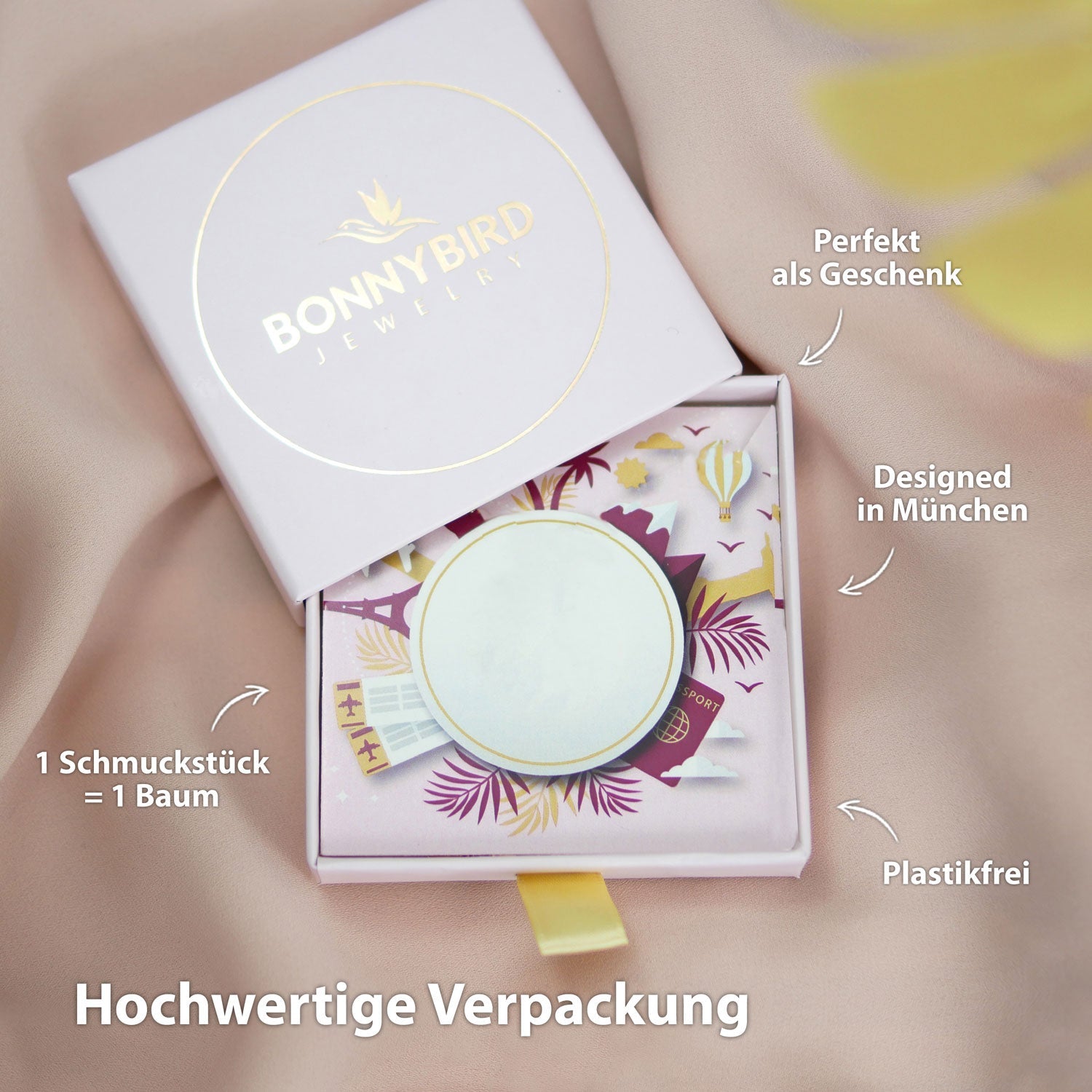 BonnyCoin Creolen mit Anhänger Silber - BONNYBIRD