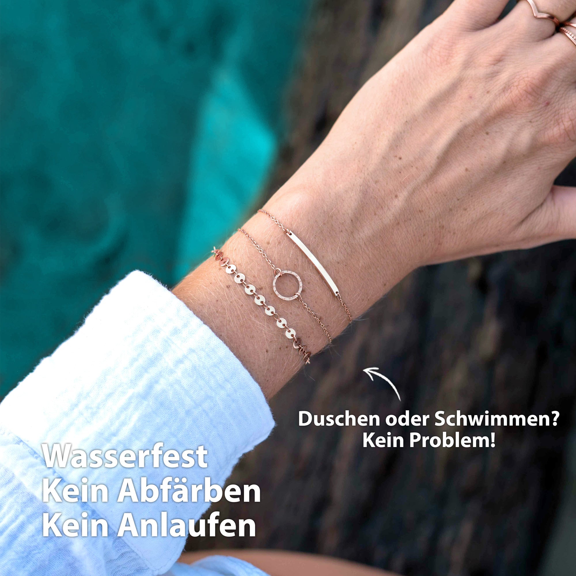 BonnyMilano Armband Set Roségold - BONNYBIRD