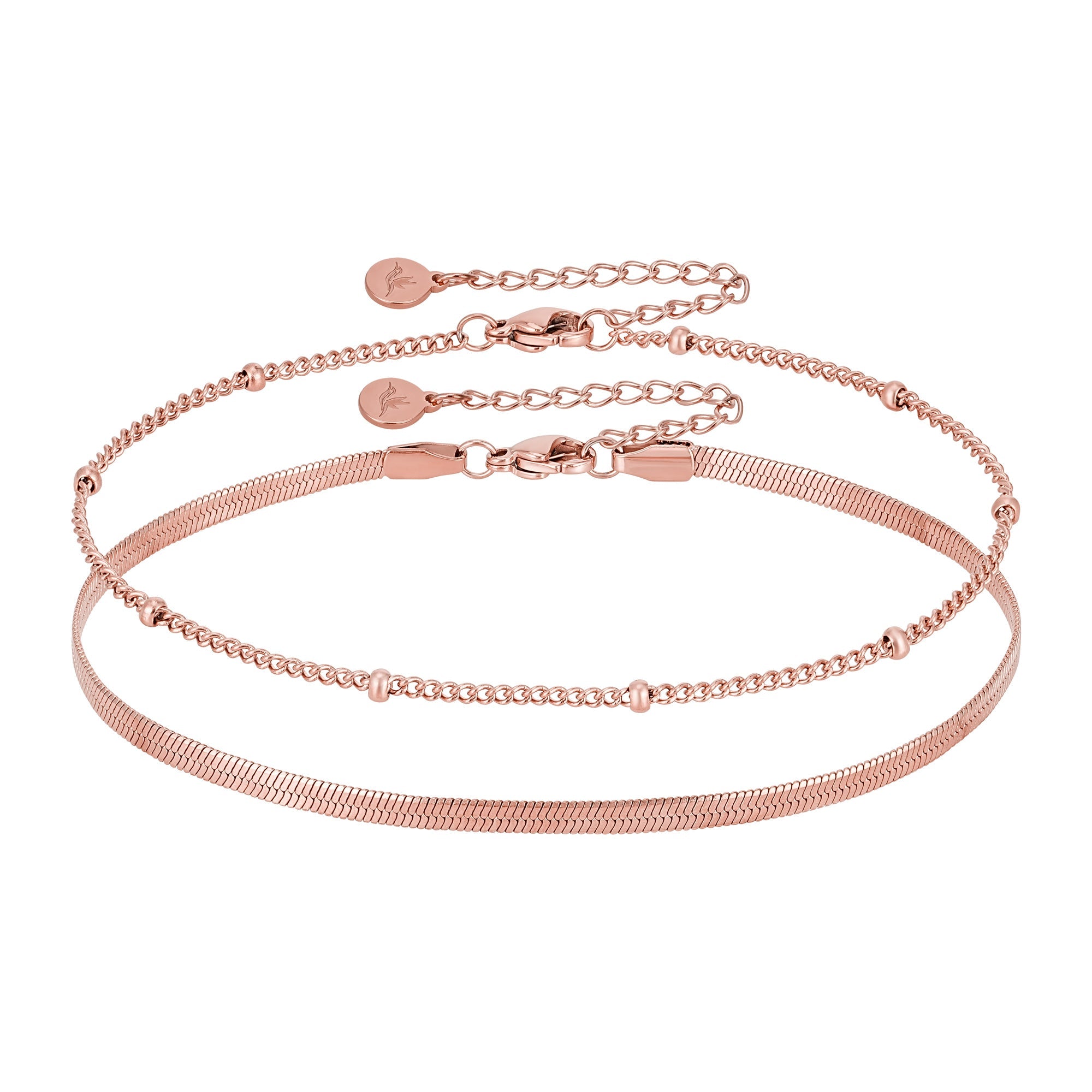 Fußkettchen Rosegold