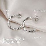 geschwungene creole silber
