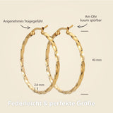 hoops ohrring gold