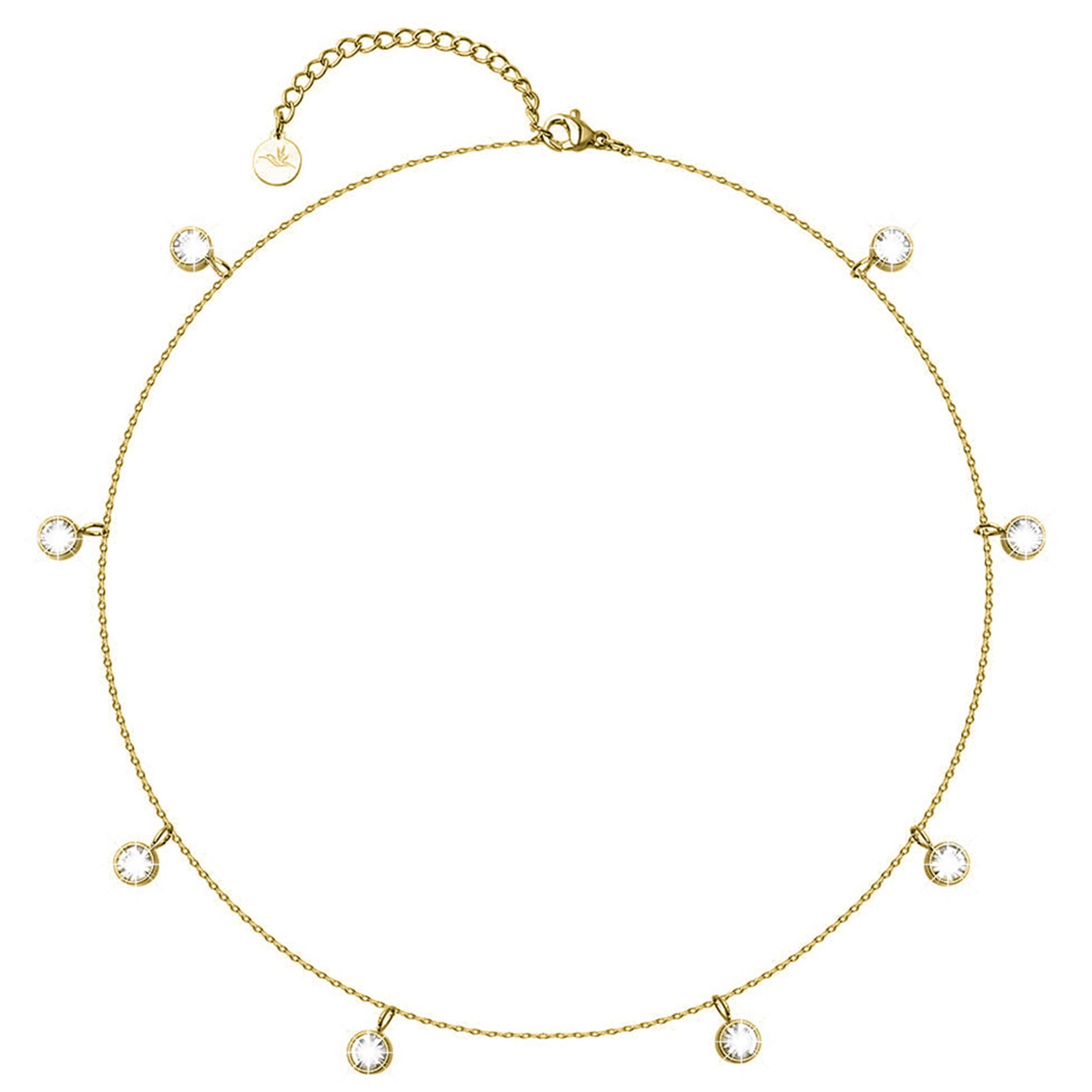 kette steine gold