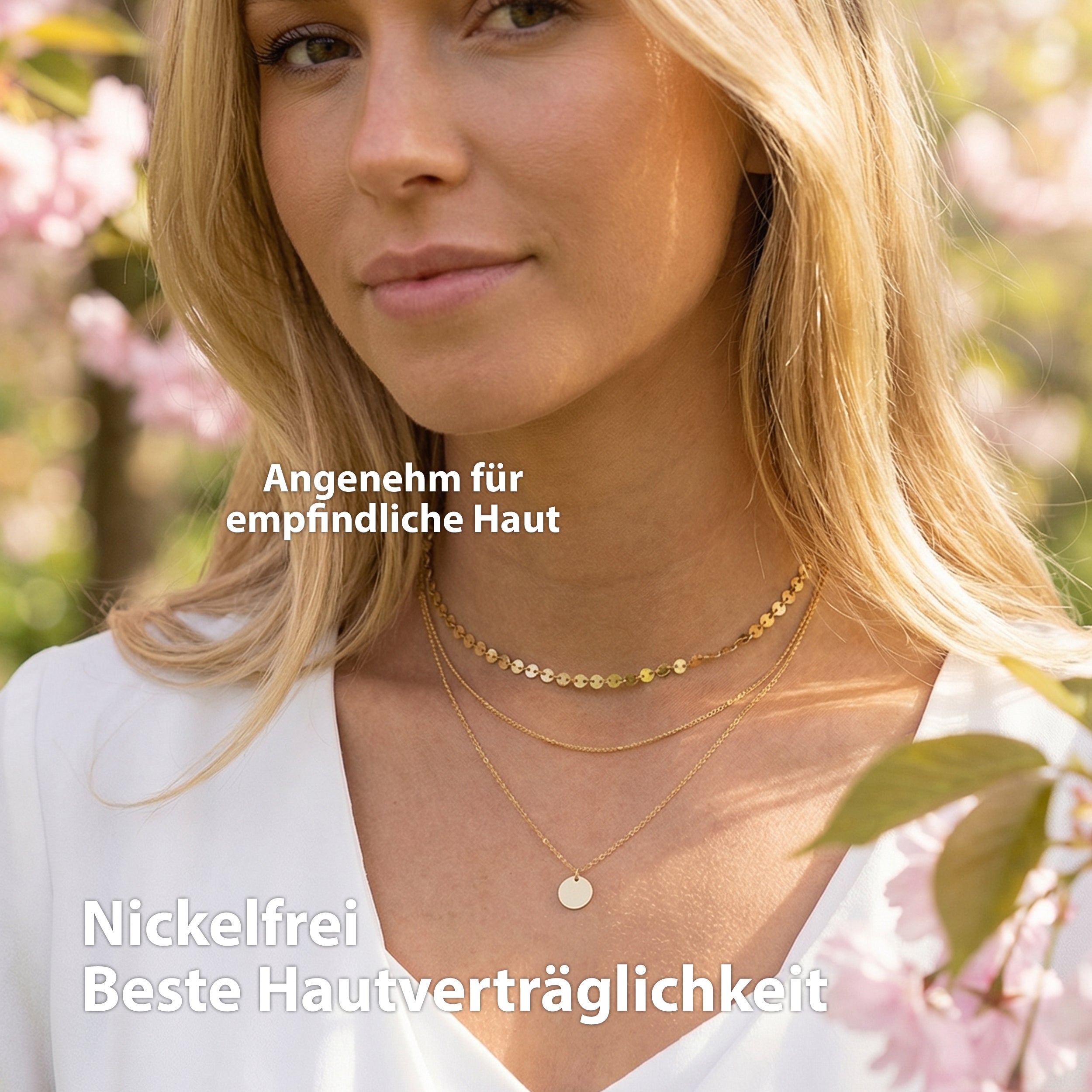 Bundle: BonnyBoho + BonnyDots Halsketten Set Gold