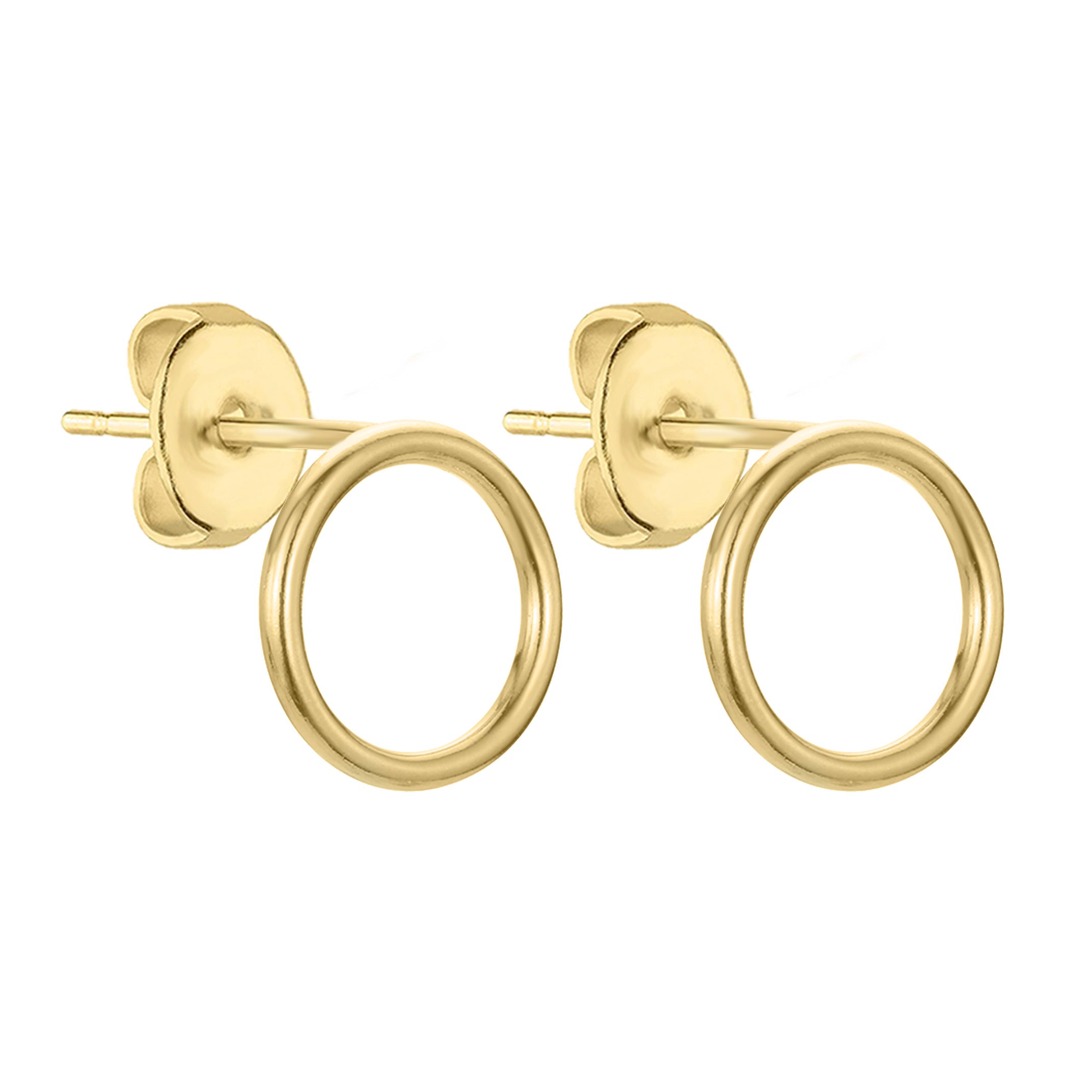 BonnyCircle Kreis Ohrringe Gold