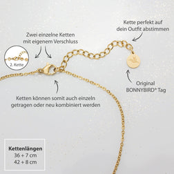 BonnyBoho Halsketten Set Gold - BONNYBIRD