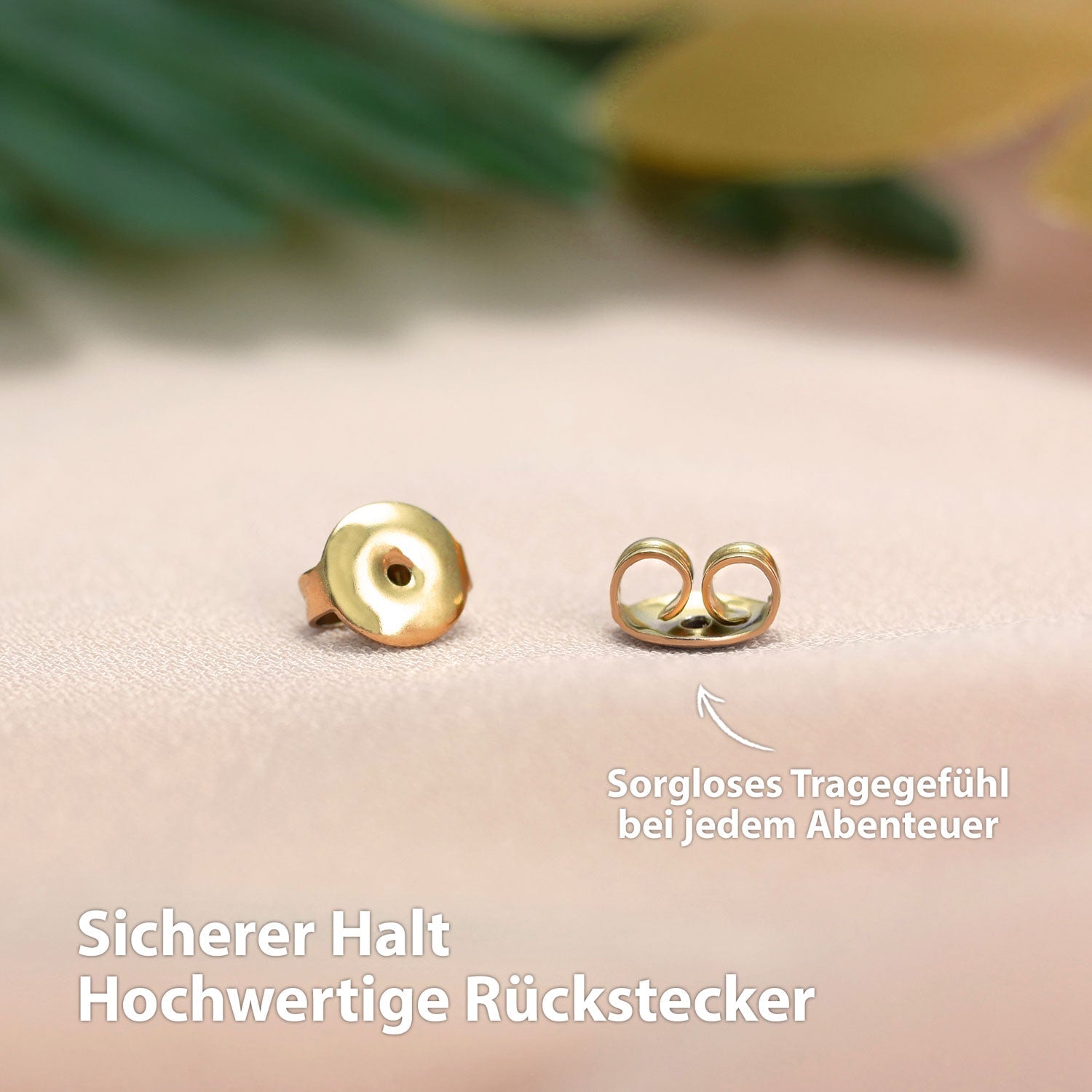 BonnyClassic Ohrringe Set Kreis Kugel Plättchen Gold - BONNYBIRD