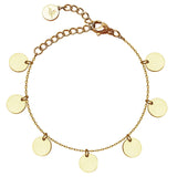 BonnyCoin Armband mit Plättchen Gold - BONNYBIRD
