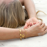BonnyCoin Armband mit Plättchen Gold - BONNYBIRD